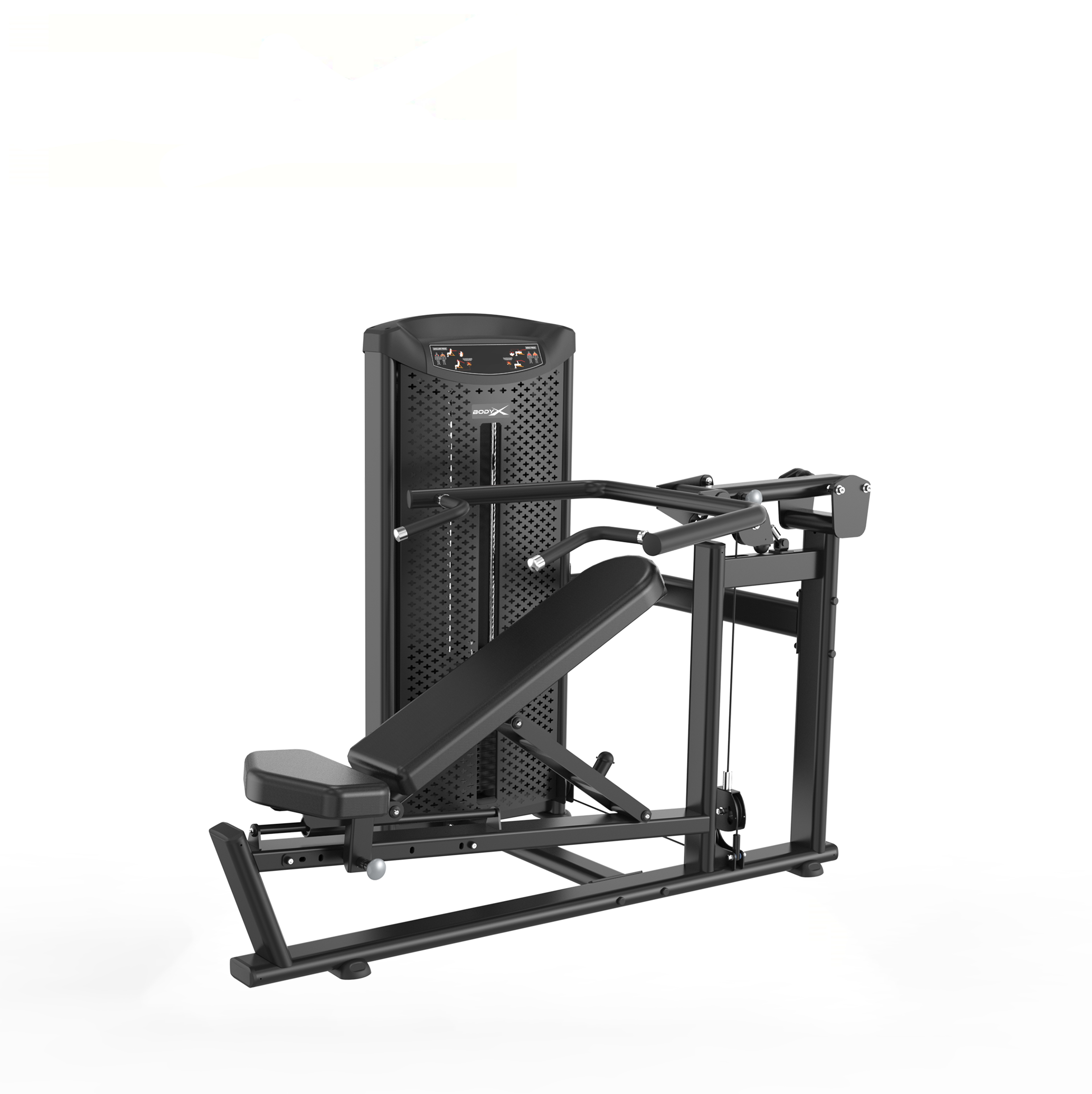 BBM6-03 Commercial Fitness Seated and Horizontal Shoulder Press Machine Strength Equipment Overhead Shoulder Press