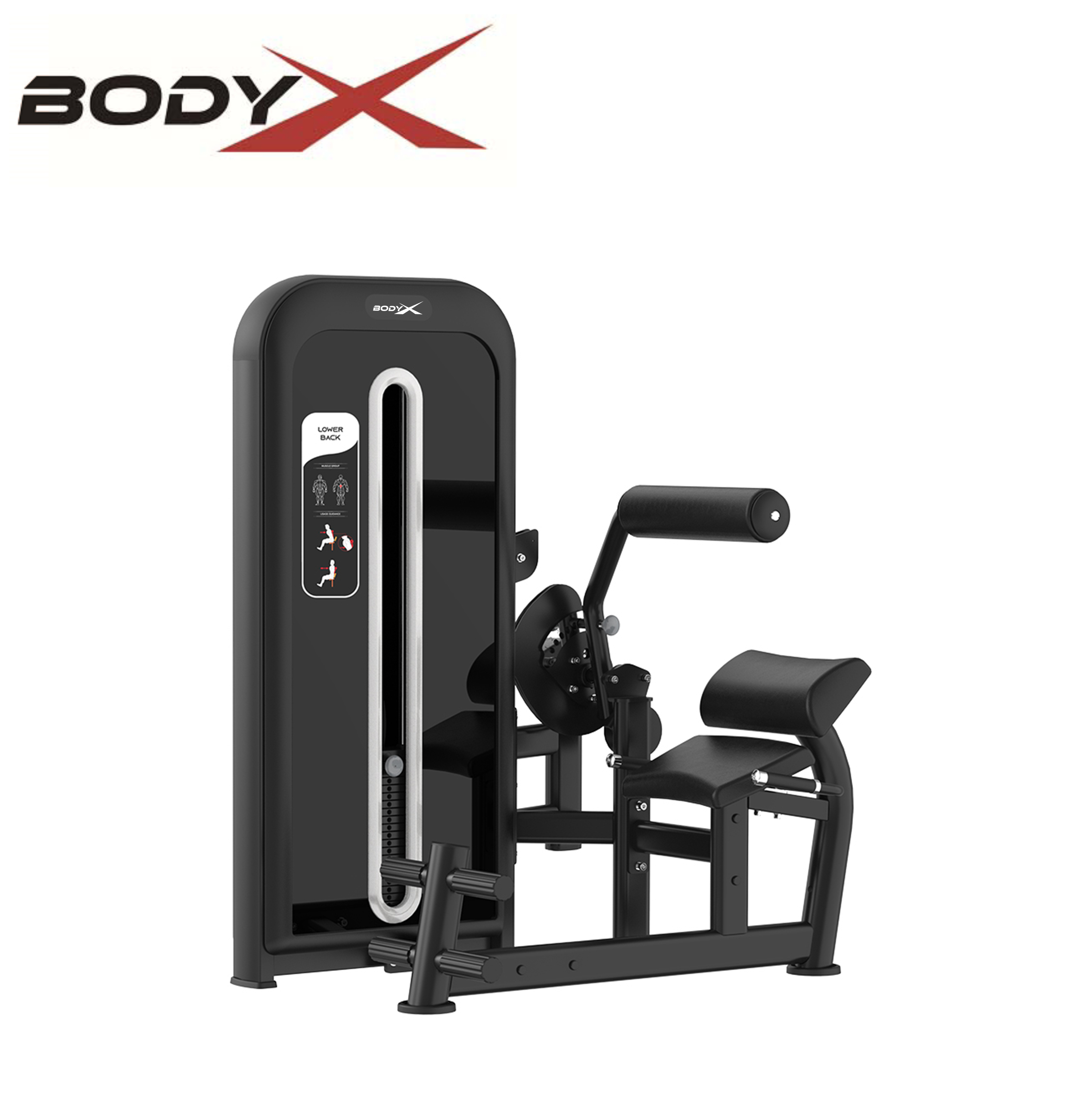 BLT-009 High Quality Steel Fitness Equipment LOWER BACK/ABDOMINAL MACHINE Commercial Use 10 Year Warranty