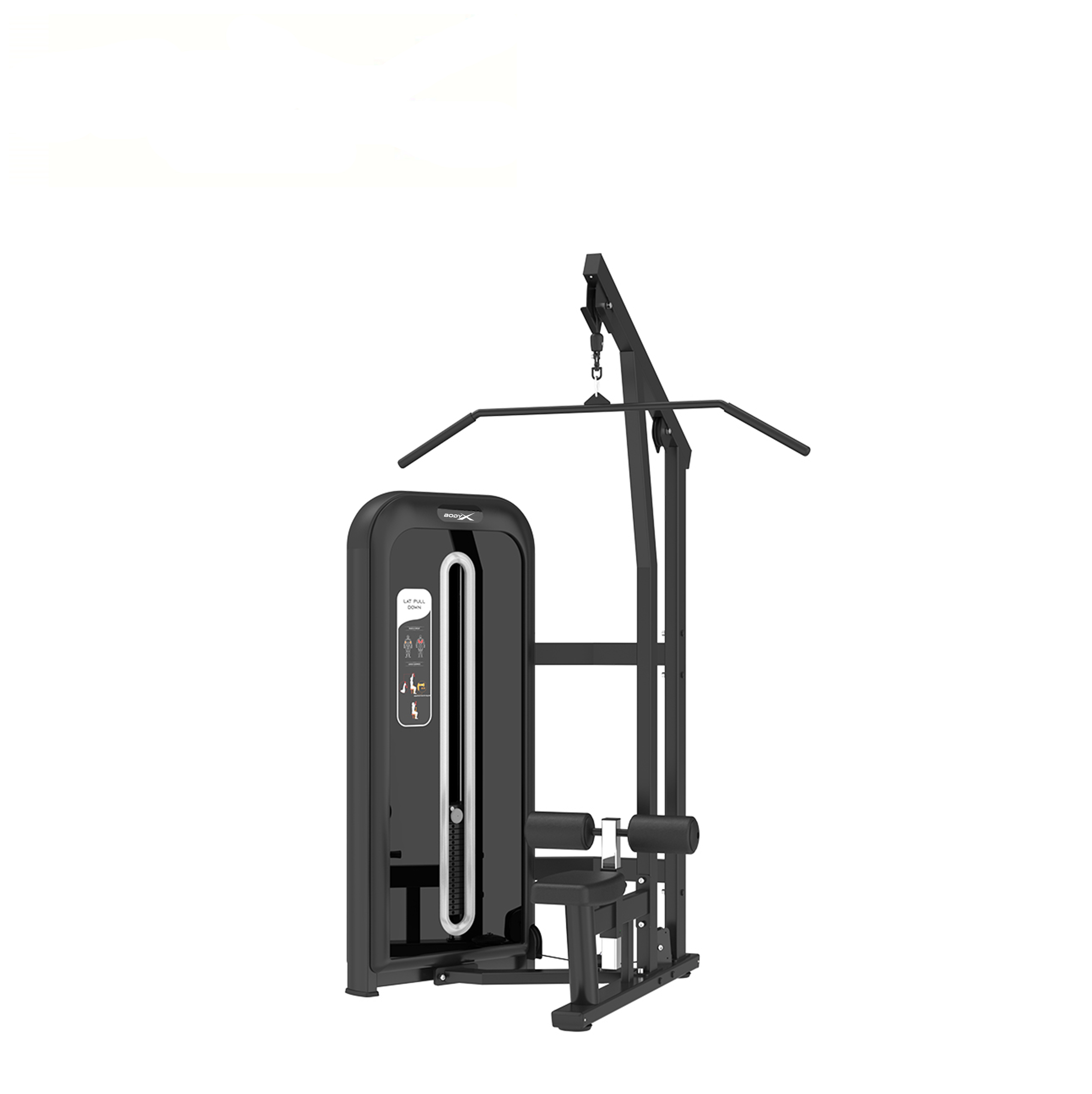 BLT-012 Factory Direct Wholesale Commercial Use High Pulley/Row Gym Equipment Steel Construction Back & Arm Exercise
