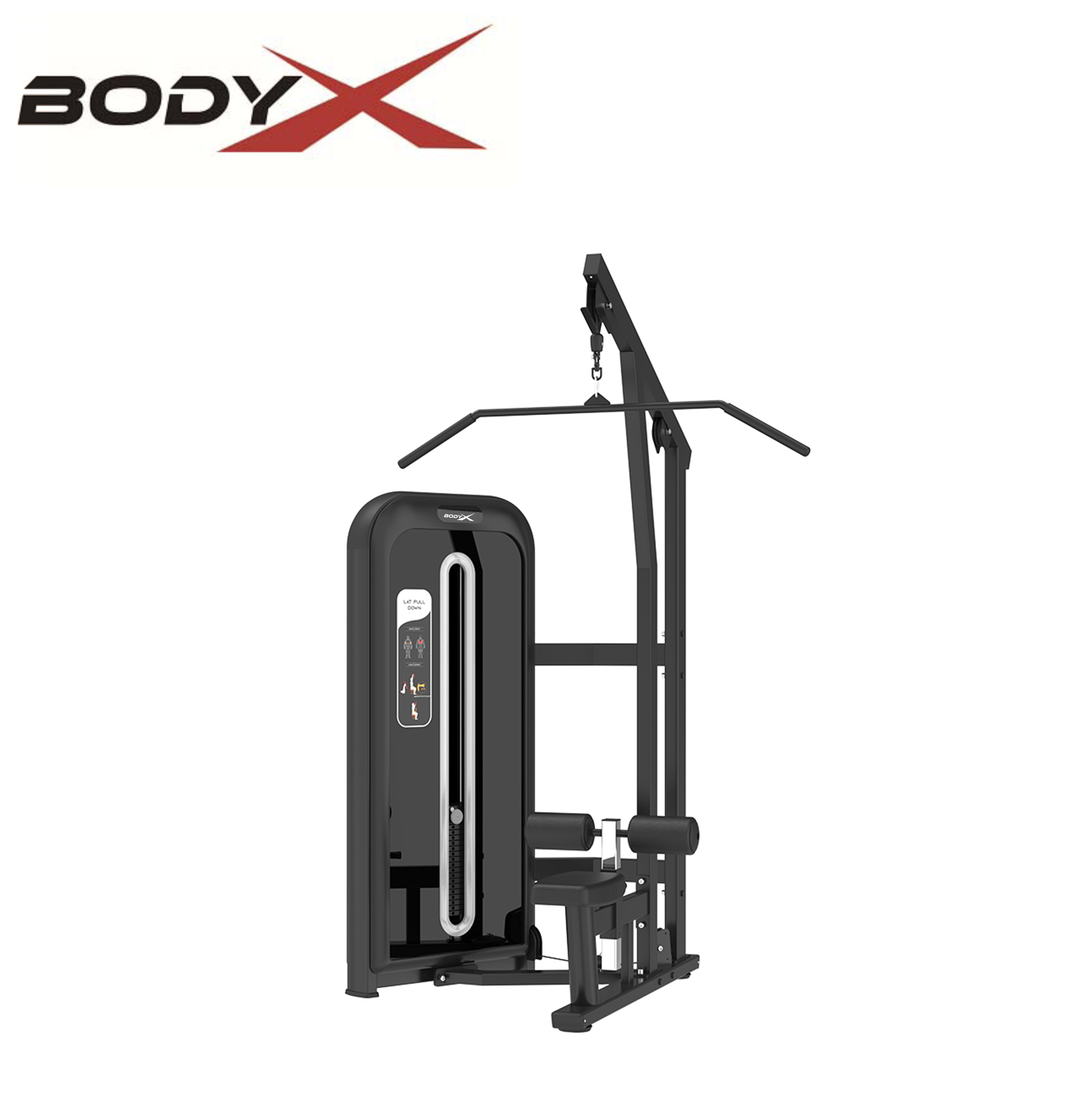 BLT-012 Factory Direct Wholesale Commercial Use High Pulley/Row Gym Equipment Steel Construction Back & Arm Exercise