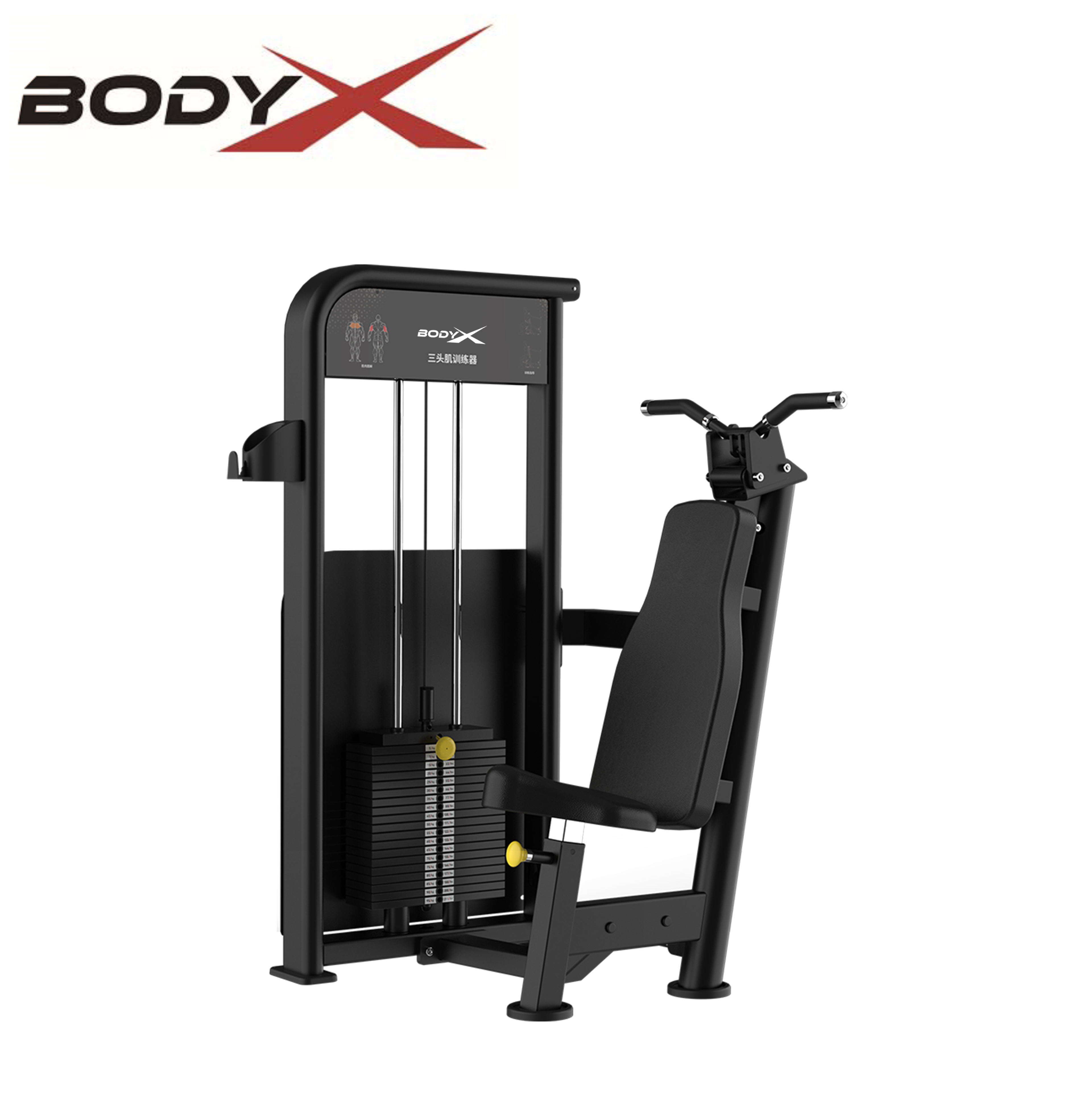 BLY-07 Factory Direct Wholesale Top Level Fitness Equipment Bodybuilding Commercial Use Triceps Press