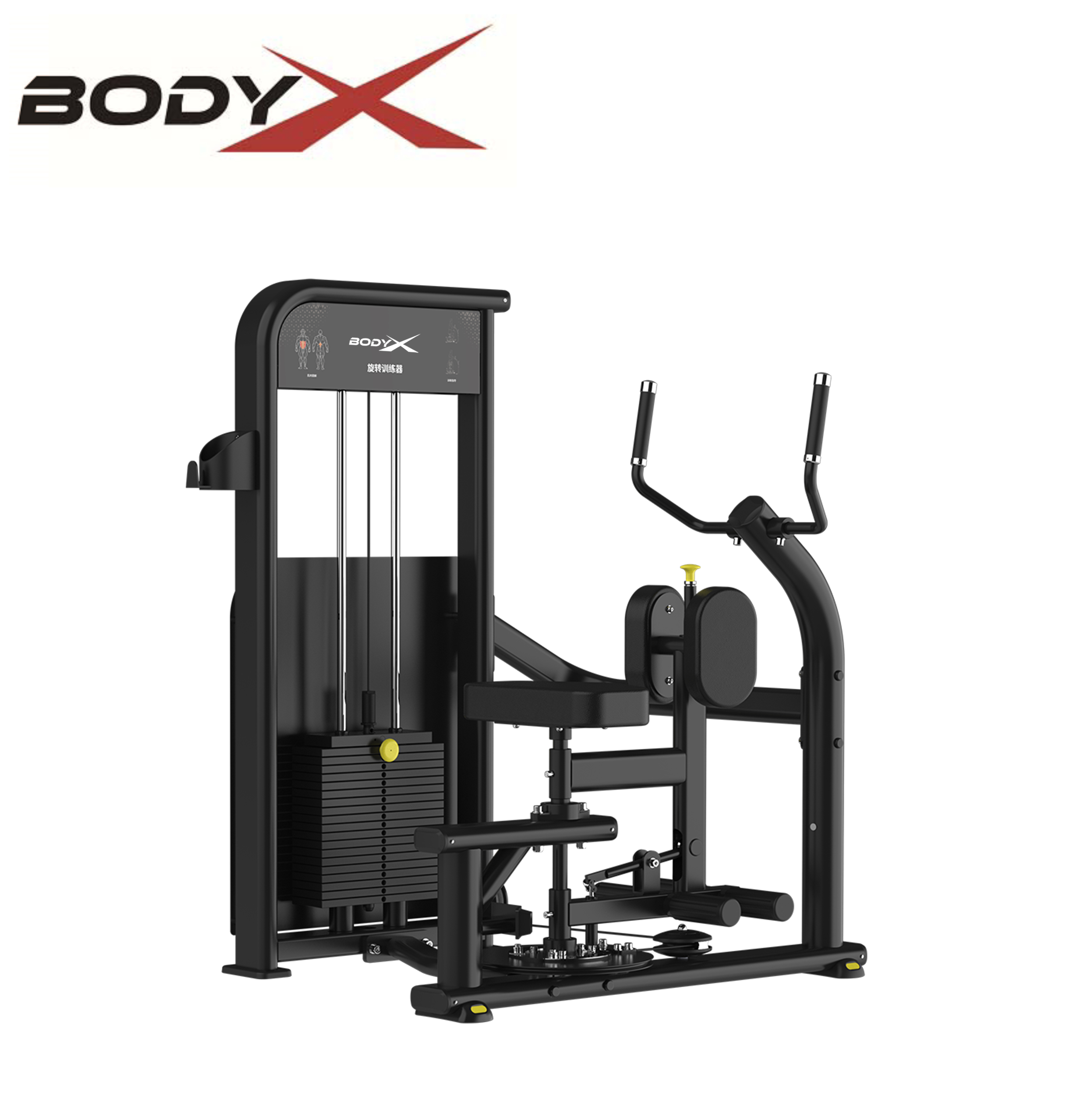 BLY-11 Commercial Steel Indoor Gym Equipment Strength Training Rotary Torso Machine