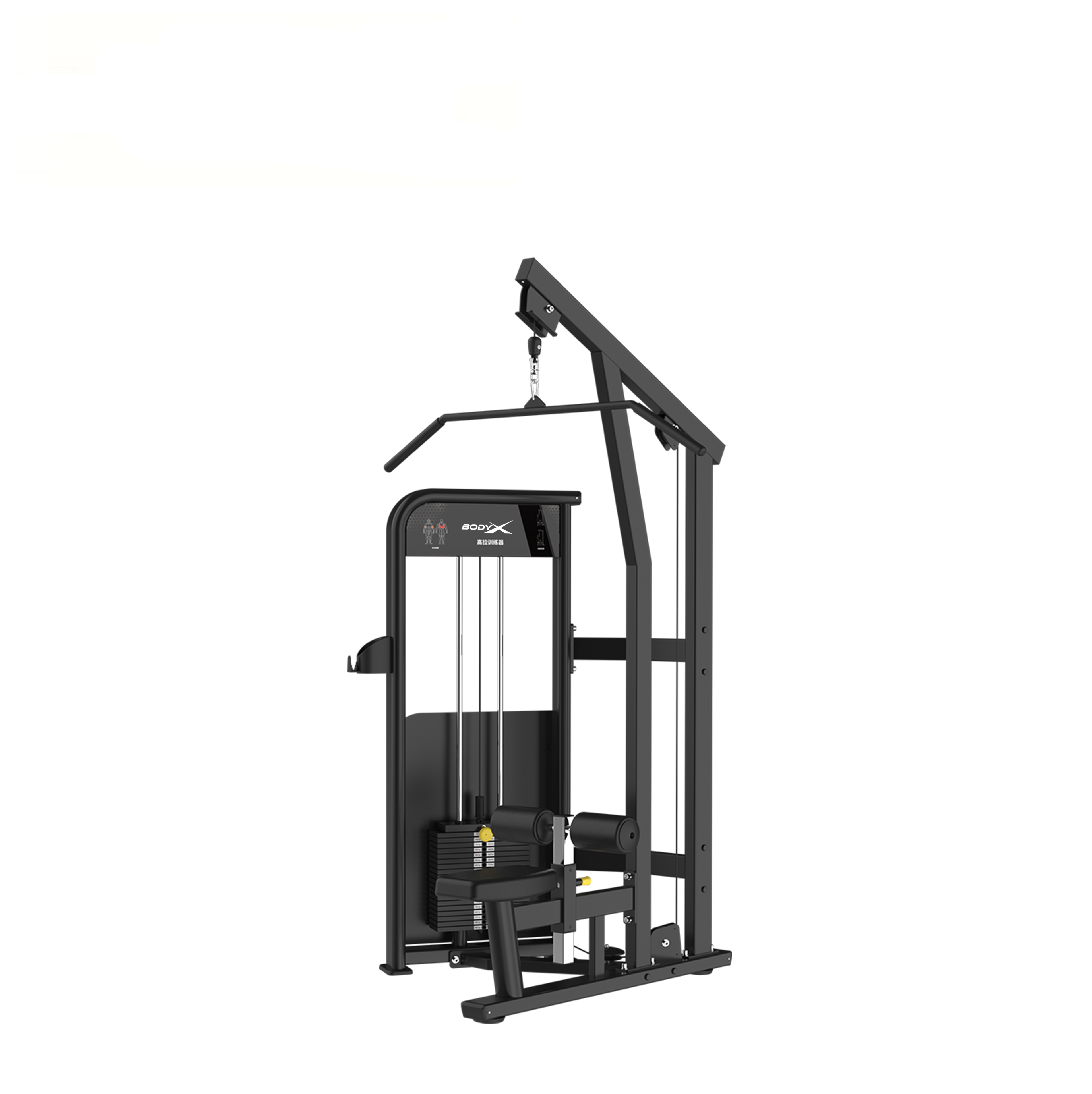 BLY-12C Fitness Power Rack Professional with Lat Pulley Low Load Lat Machine Pulley System Strength Training Equipment