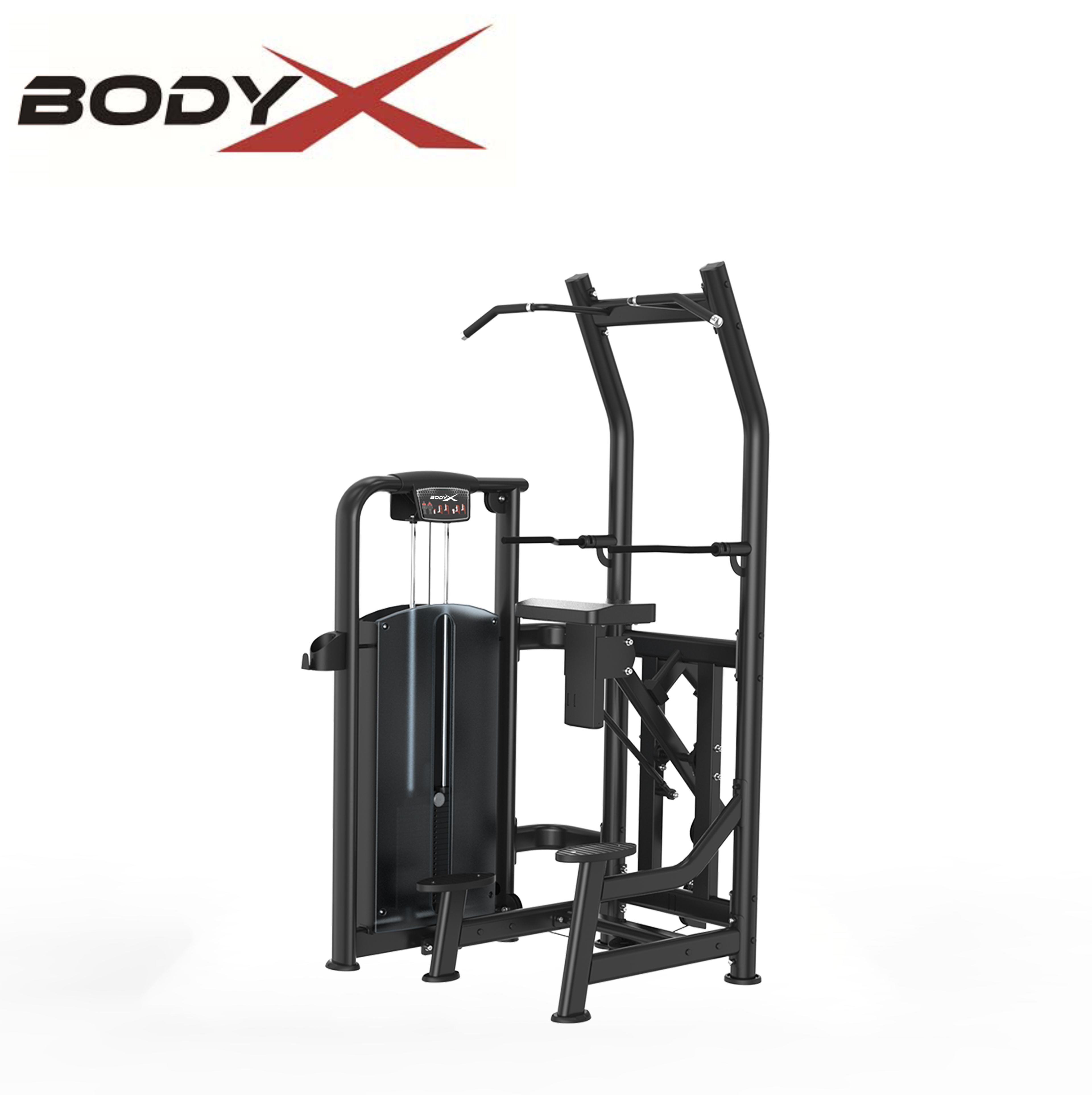 BM4-08 Factory Direct Wholesale Steel Commercial Use Core Muscle Strength Training Machine for Assisted Chin/Dip Exercises