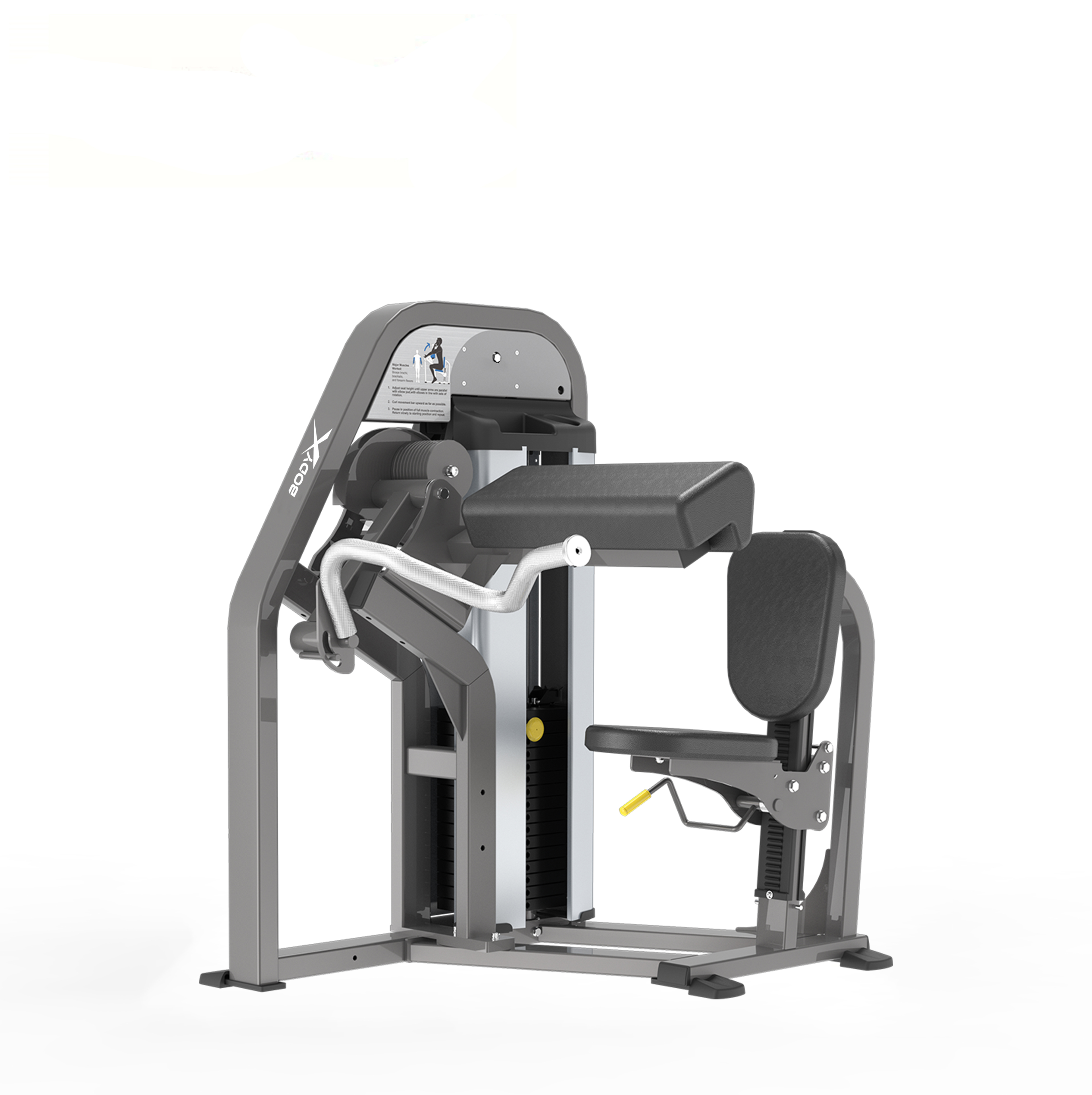 BNT-06 Factory Hot Sale New Design Commercial Strength Training Steel Gym Equipment Preacher Curl Machine