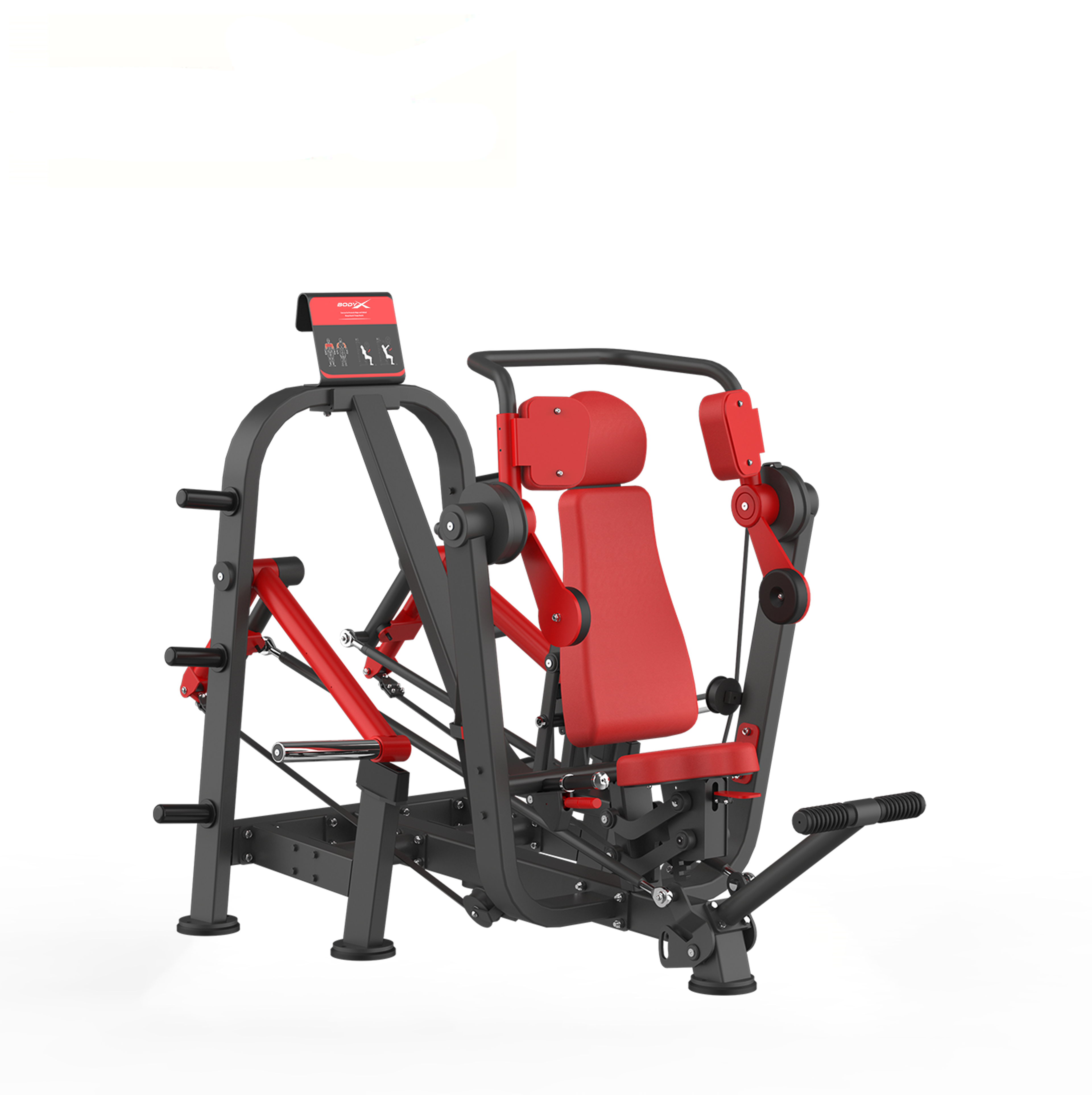 BPT-009 Commercial Steel Fitness Equipment Chest Arm Press Back Super Pullover and Seated Row Machine