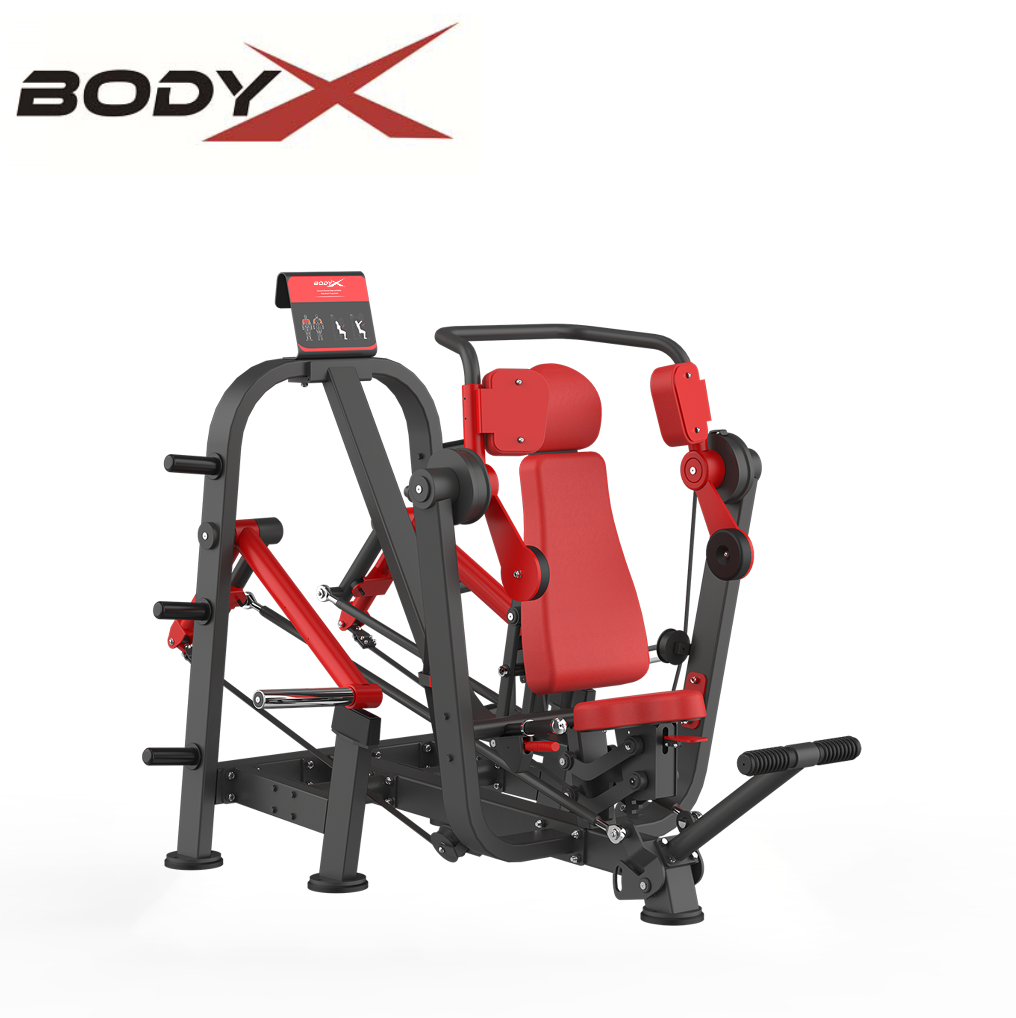 BPT-009 Commercial Steel Fitness Equipment Chest Arm Press Back Super Pullover and Seated Row Machine