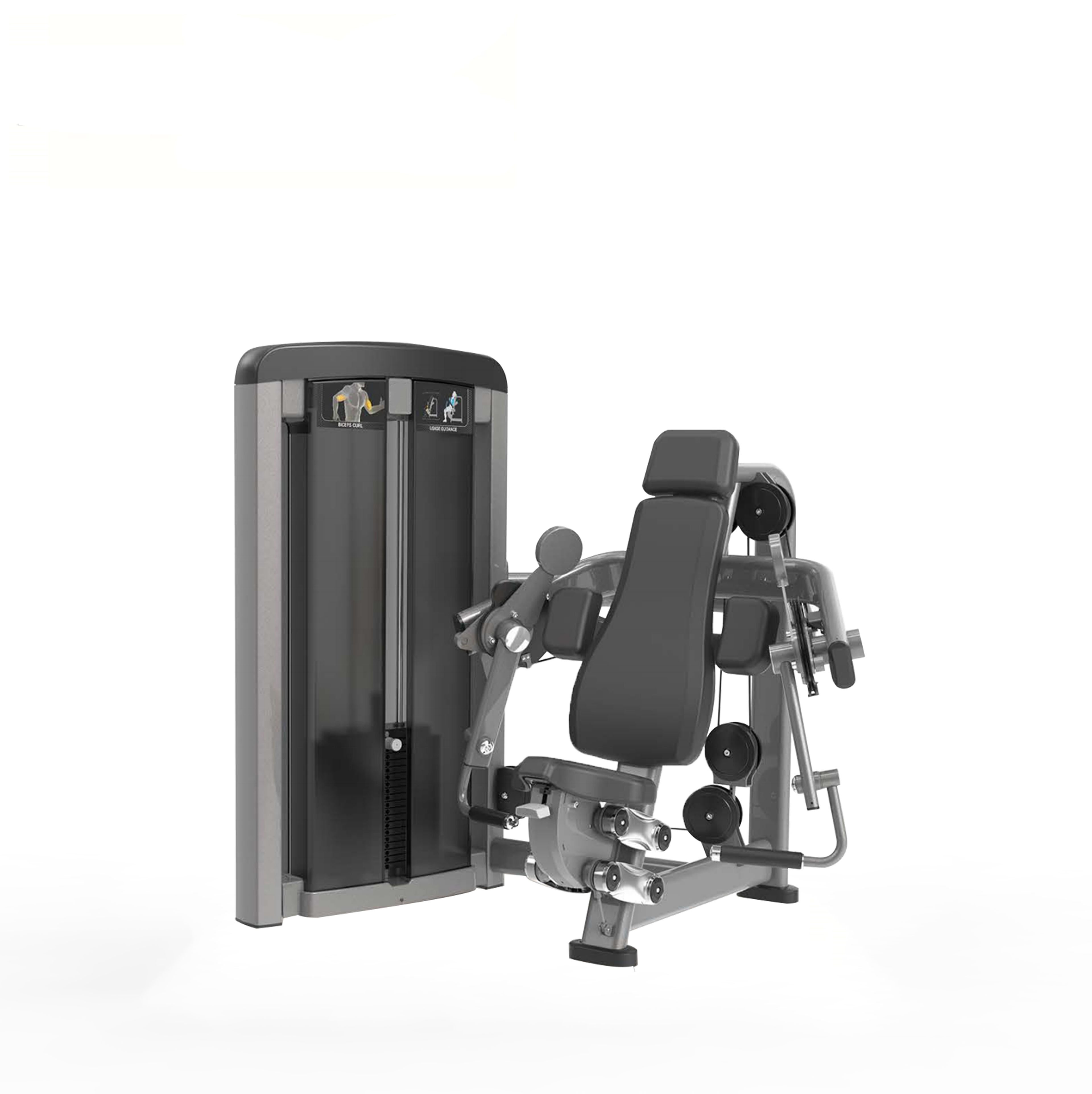 BSF90-006 Commercial Steel Gym Equipment Functional Strength Training Body Building Biceps Curl Machine