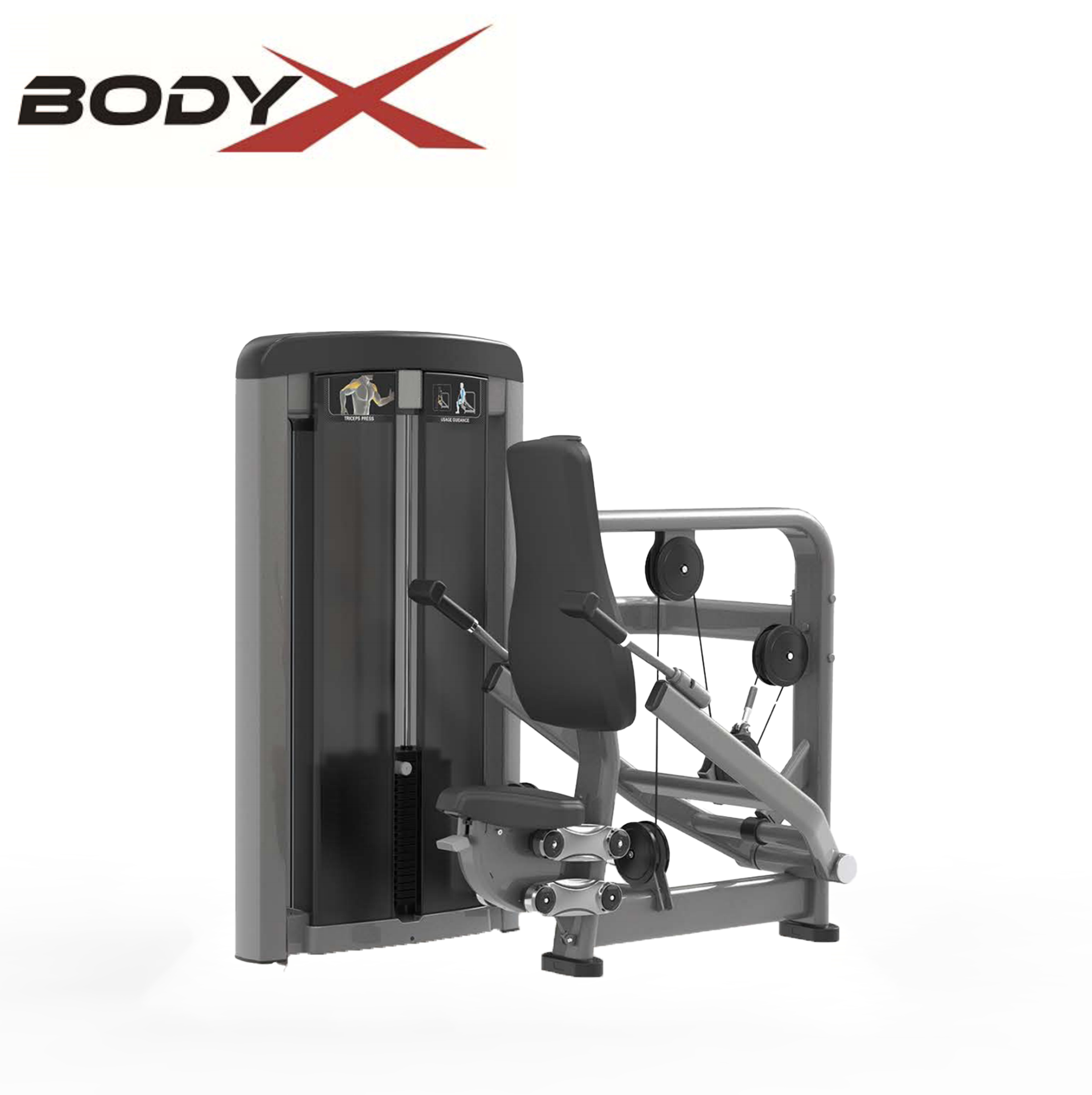 BSF90-007 Wholesale Fitness Equipment Strength Training Seated Triceps Press Equipment Bodybuilding Machine
