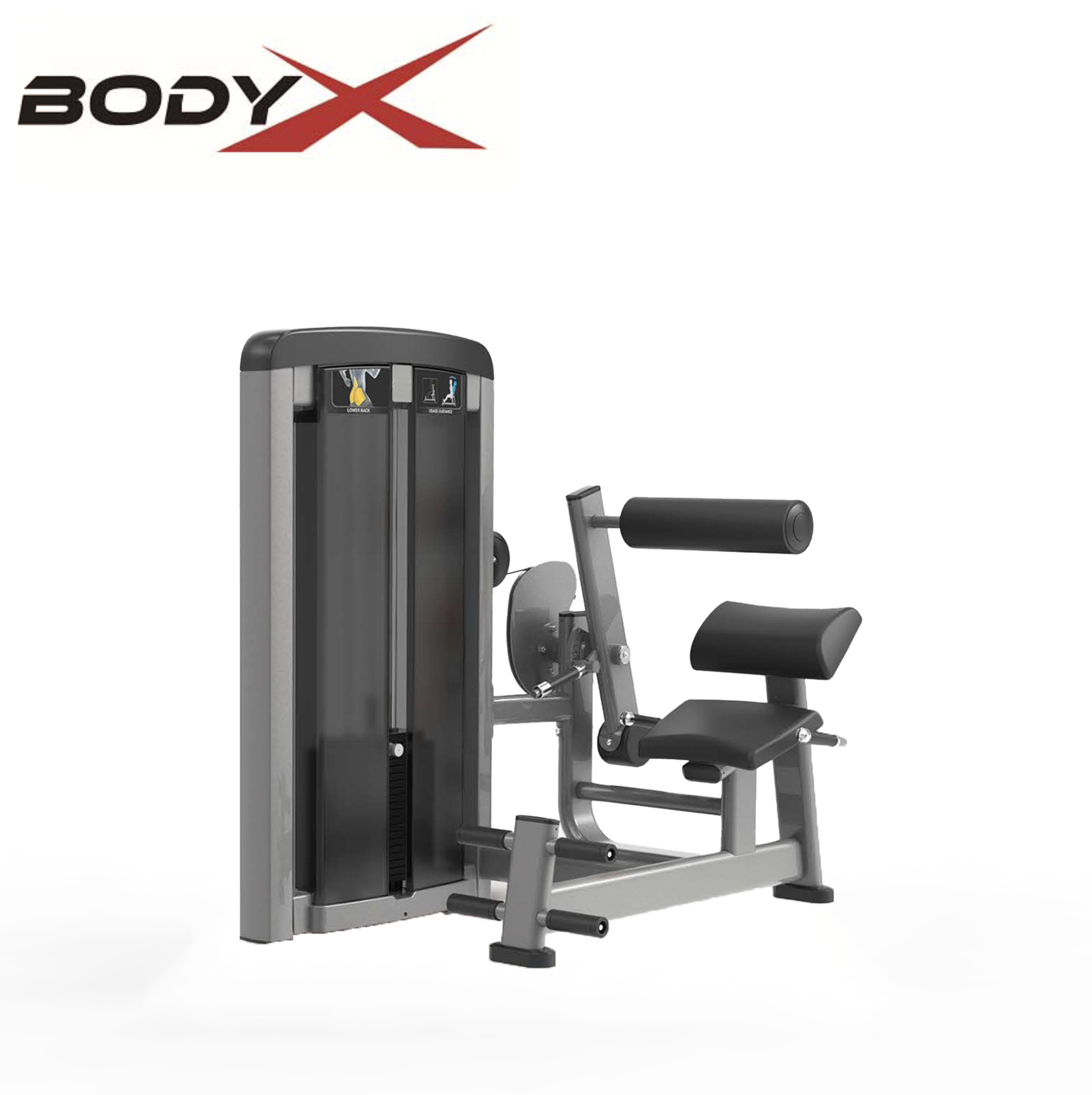 BSF90-009 Commercial Seated Back Extension Gym Equipment Back Extension&Abdominal Crunch Machine