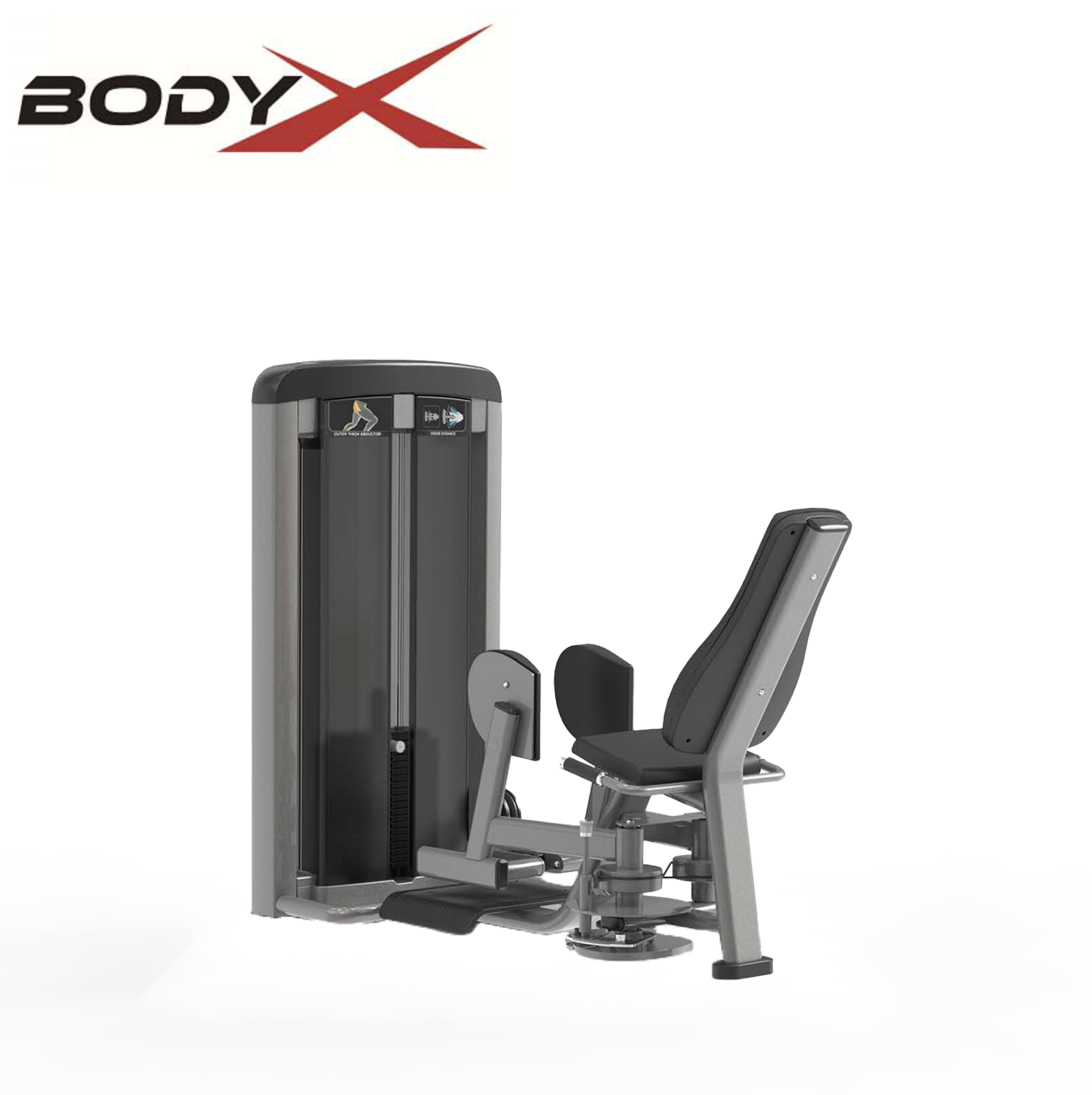 BSF90-019 Commercial Inner Thigh Strength Training Hip Adductor Machine Heavy-Duty Steel Frame for Professional Gym Equipment