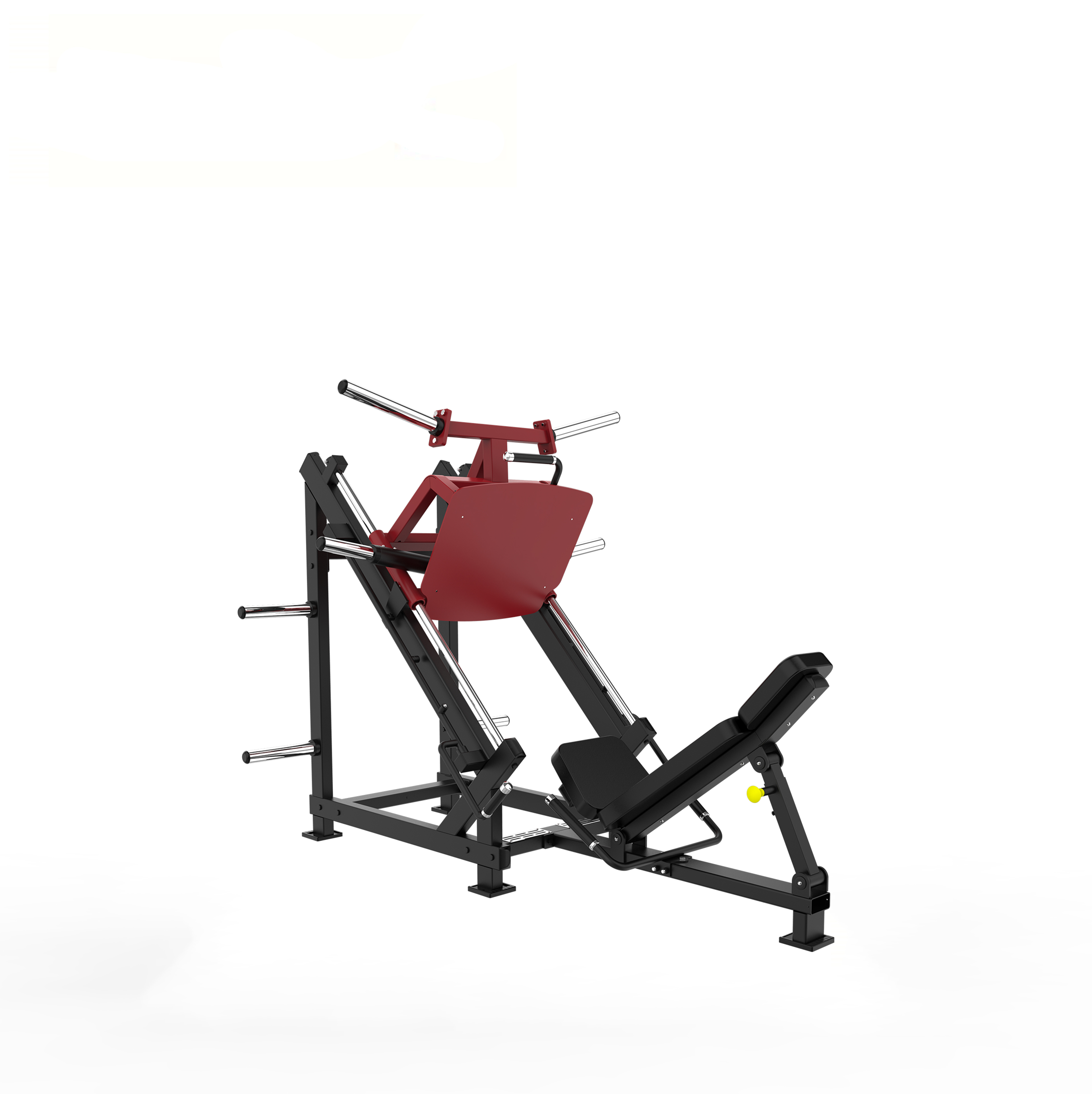 BXVD-10 High Quality Commercial 45 Degree Safety Adjustable Foldable Fitness Plate Load Leg Press Machine Lateral Hack Squat