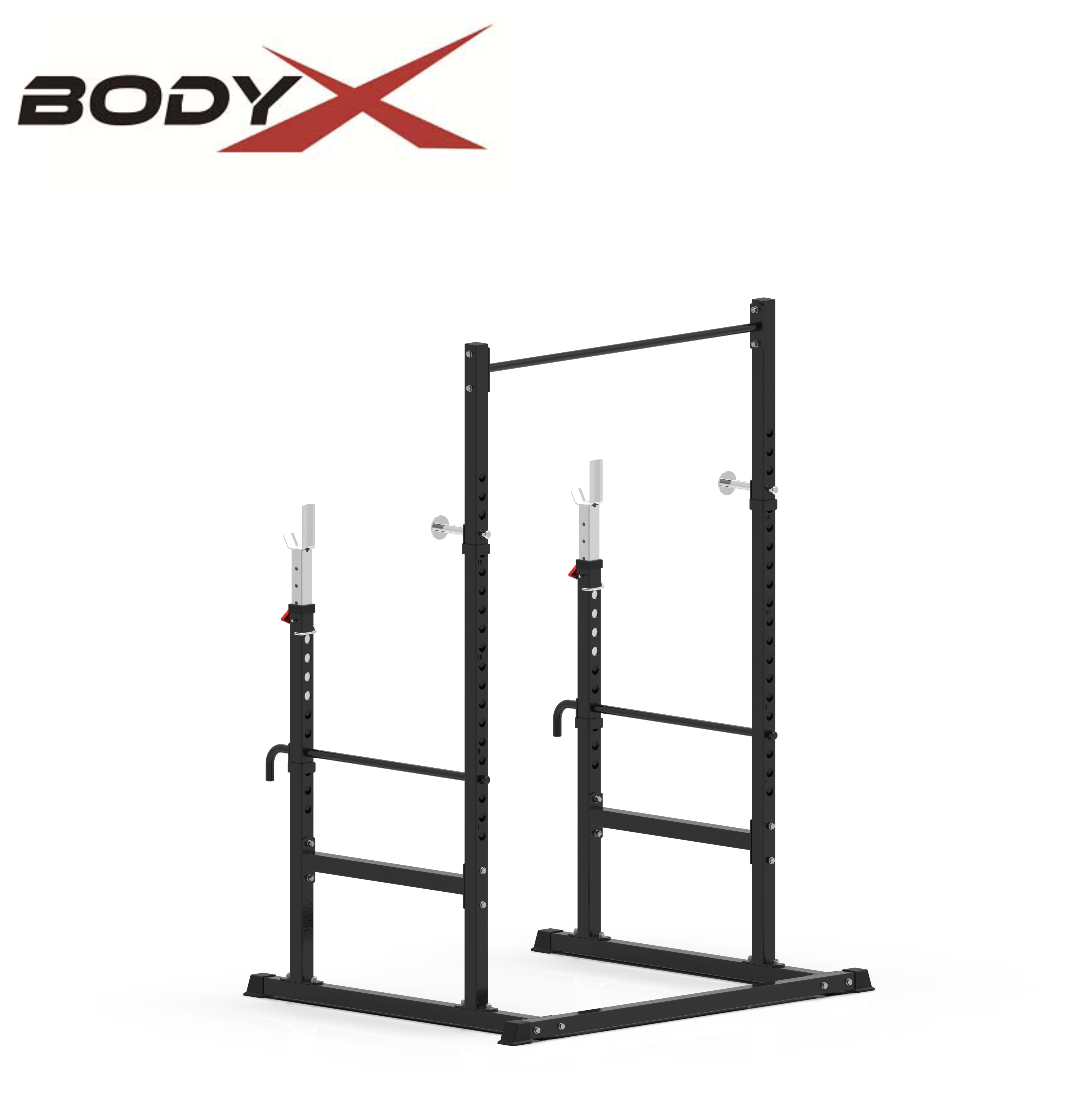 F0632 Multi-functional Half-frame Squat Frame Gantry Bench Press Frame Horizontal bar Pull-up Integrated Trainer