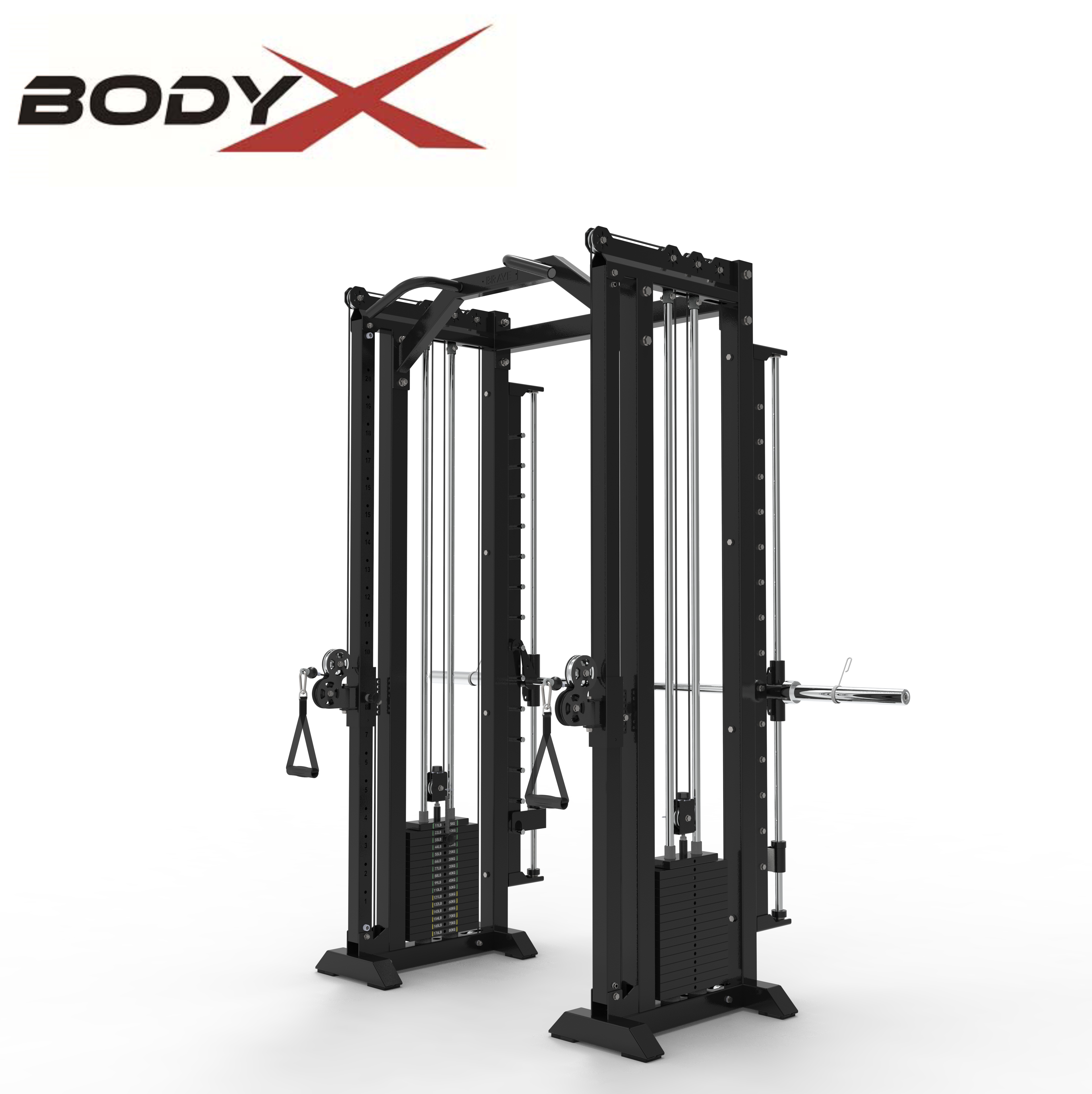 F0701E Factory Fitness Equipment Multi Functional Trainer Smith Machine Cable Crossover Gym Sport