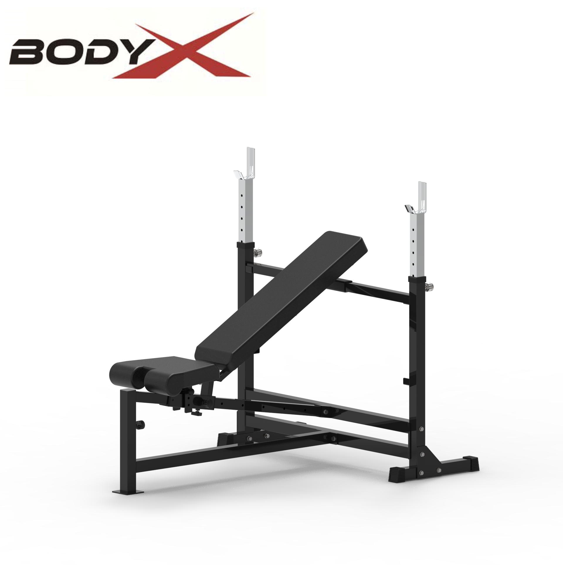 F1301 Hot Sales Adjustable Gym Equipment Home Gym Bench Press with Square Tube Design Standard Weight Bench