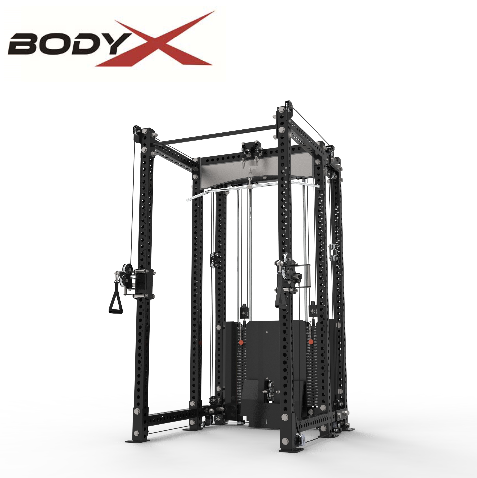 FIT 47-8 China Factory Gym Equipment Multifunctional Trainer with Pull Rope Cross Trainer with Adjustable Weight
