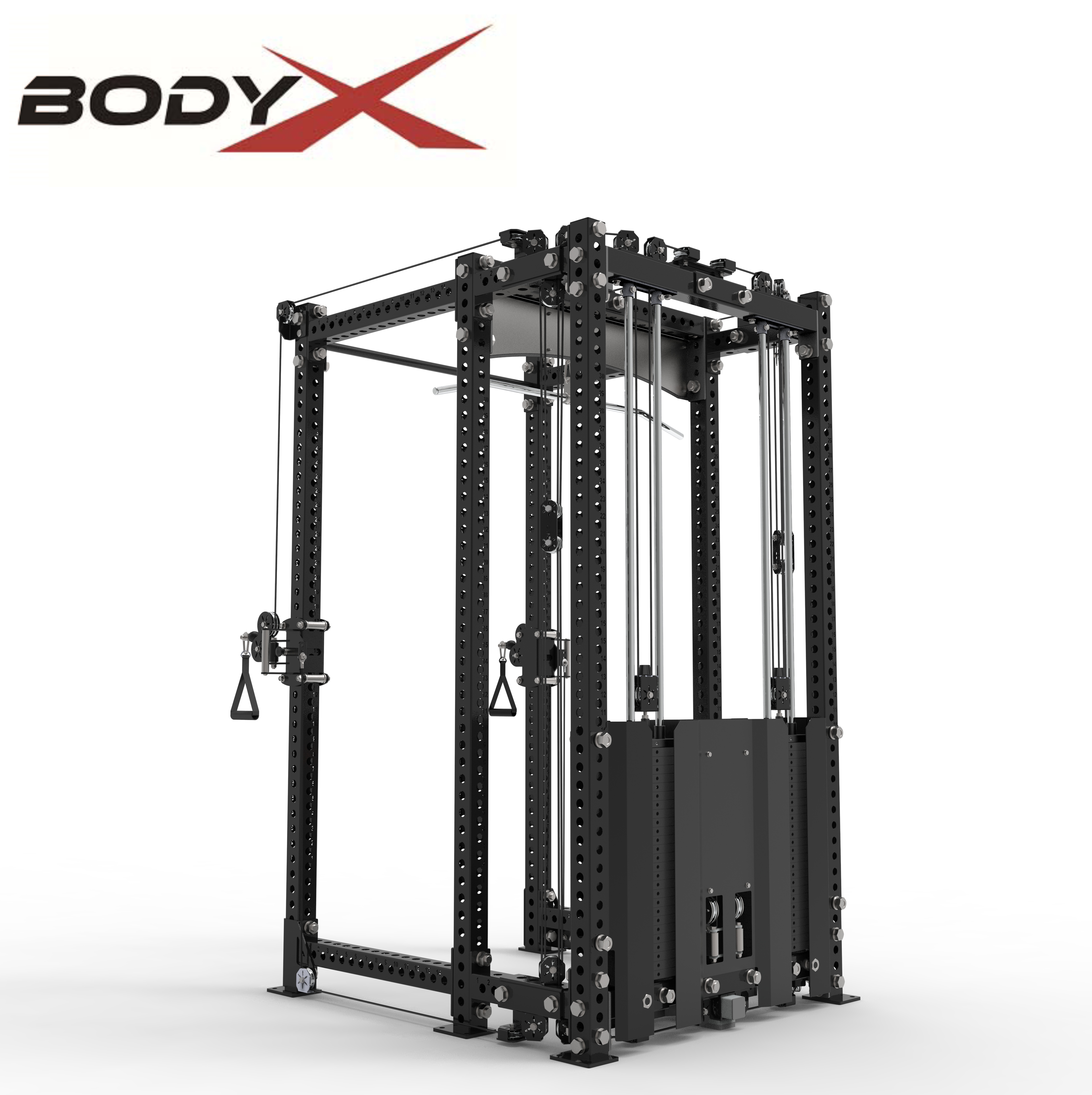 FIT 47-8 China Factory Gym Equipment Multifunctional Trainer with Pull Rope Cross Trainer with Adjustable Weight
