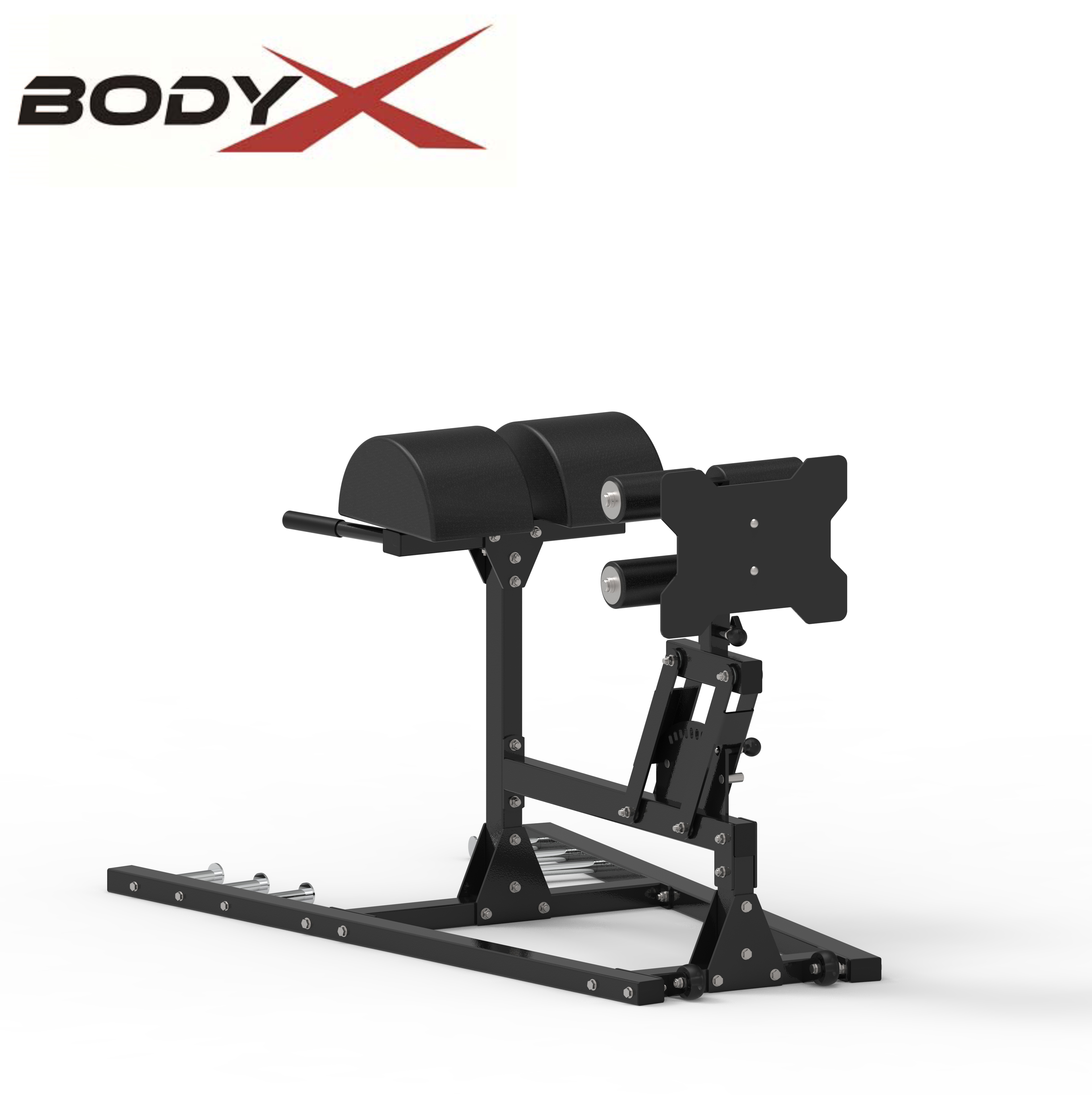 G0201LB Reverse Leg Extension Leg Curl Machine Customized Unisex Glute Ham Developer GHD Bench
