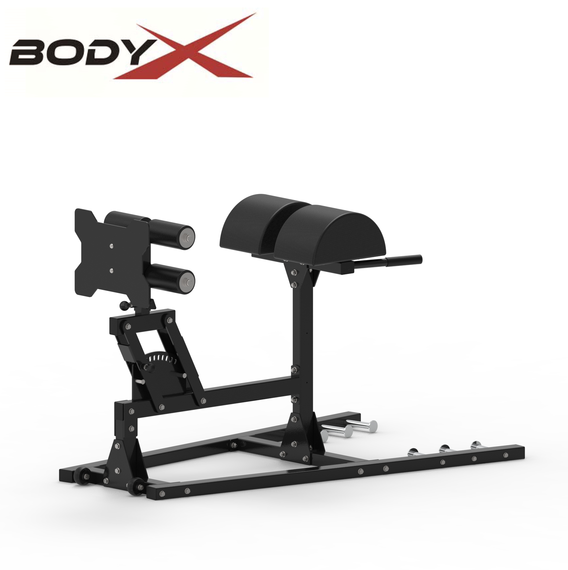 G0201LB Reverse Leg Extension Leg Curl Machine Customized Unisex Glute Ham Developer GHD Bench