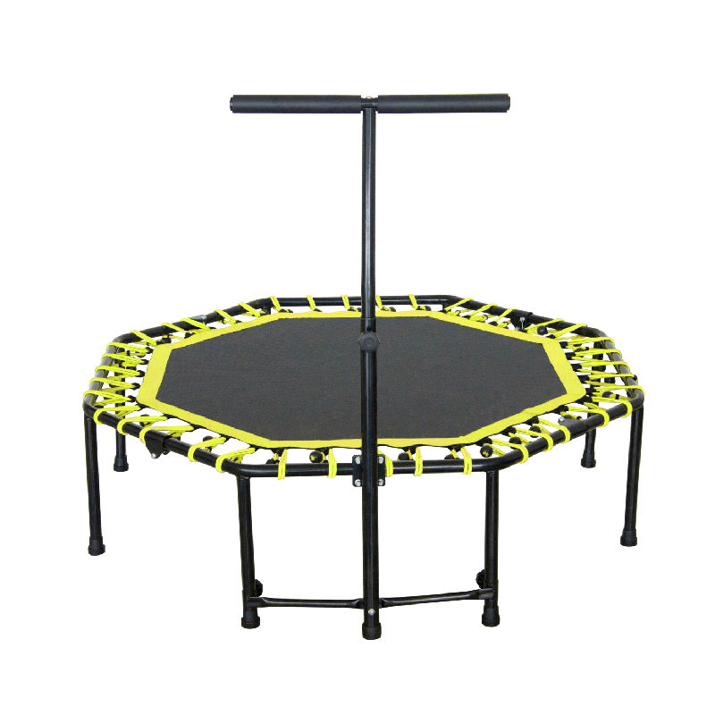 WTF032 Multicolored Gymnastics Fitness Octagonal Adults 50inch Exercise Foldable Trampoline Home Indoor Kids Trampolin Fitness