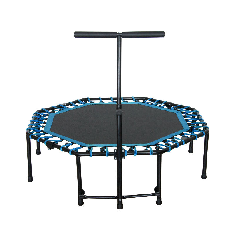 WTF032 Multicolored Gymnastics Fitness Octagonal Adults 50inch Exercise Foldable Trampoline Home Indoor Kids Trampolin Fitness