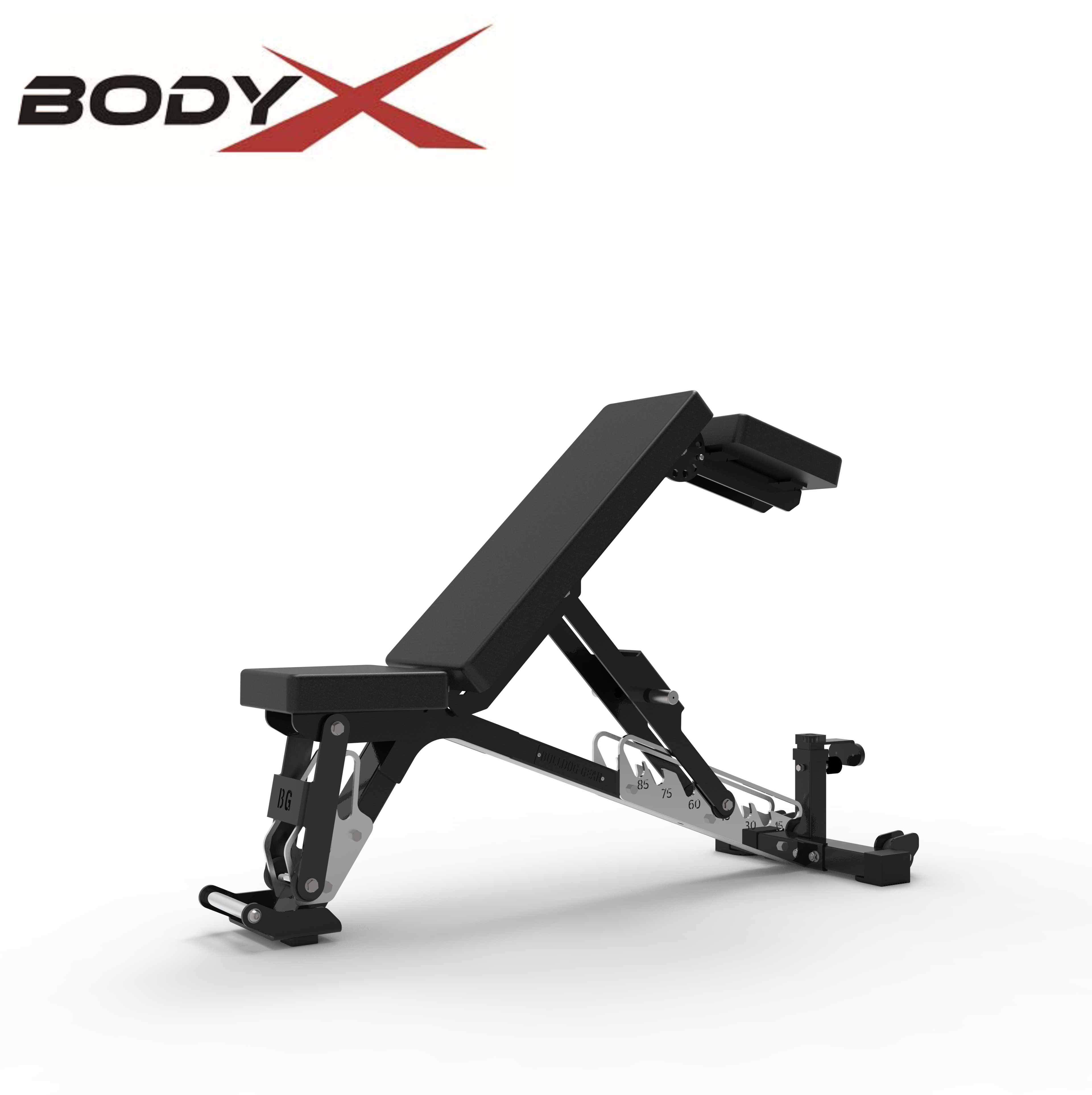 M9540D2 Adjustable weight bench - heavy-duty ergonomic design with extended head/neck protection and spinal support for bench pressing