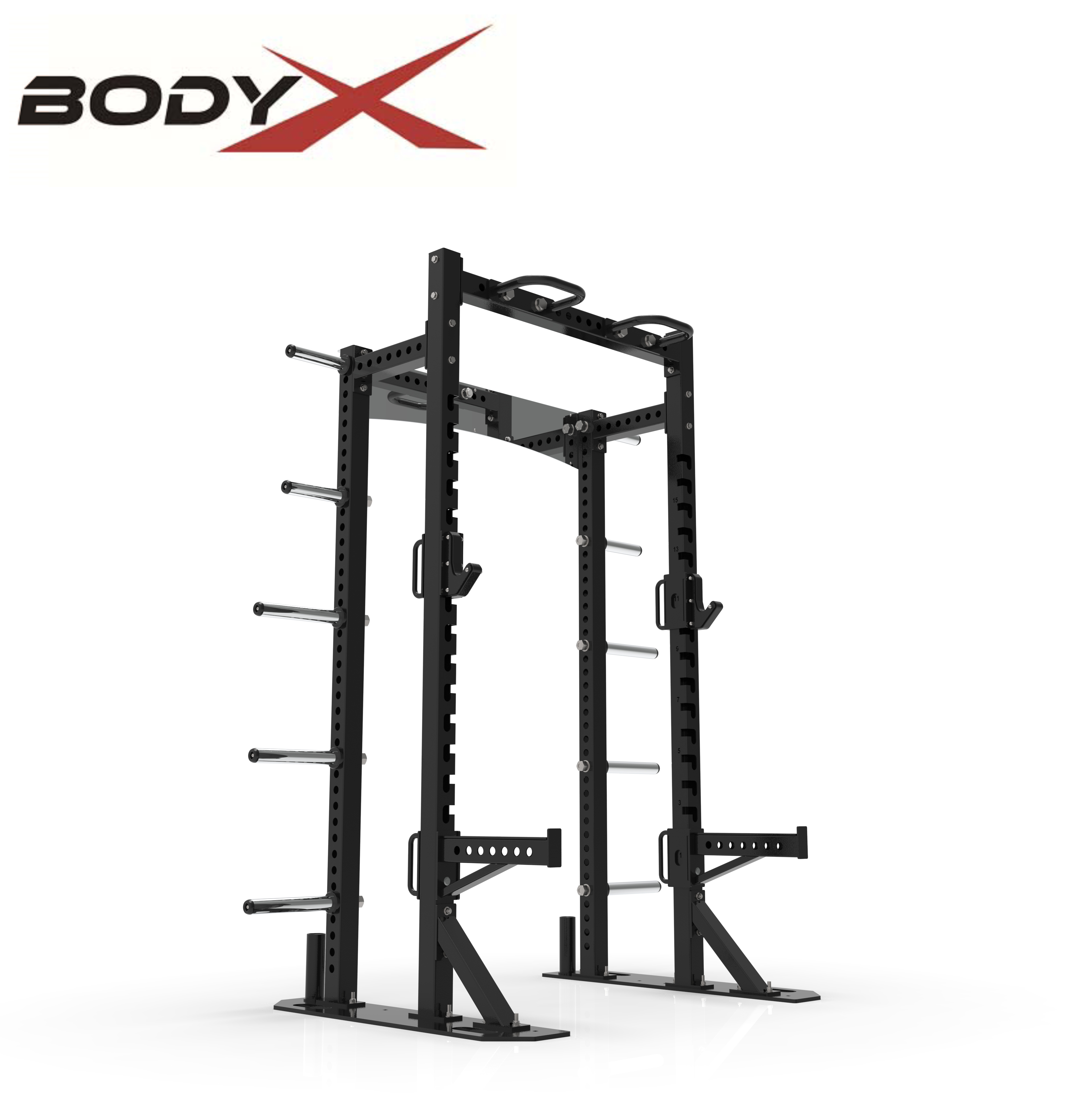 M9550A Factory Direct Commercial Gym Equipment Steel Power Cage Trainer Rack