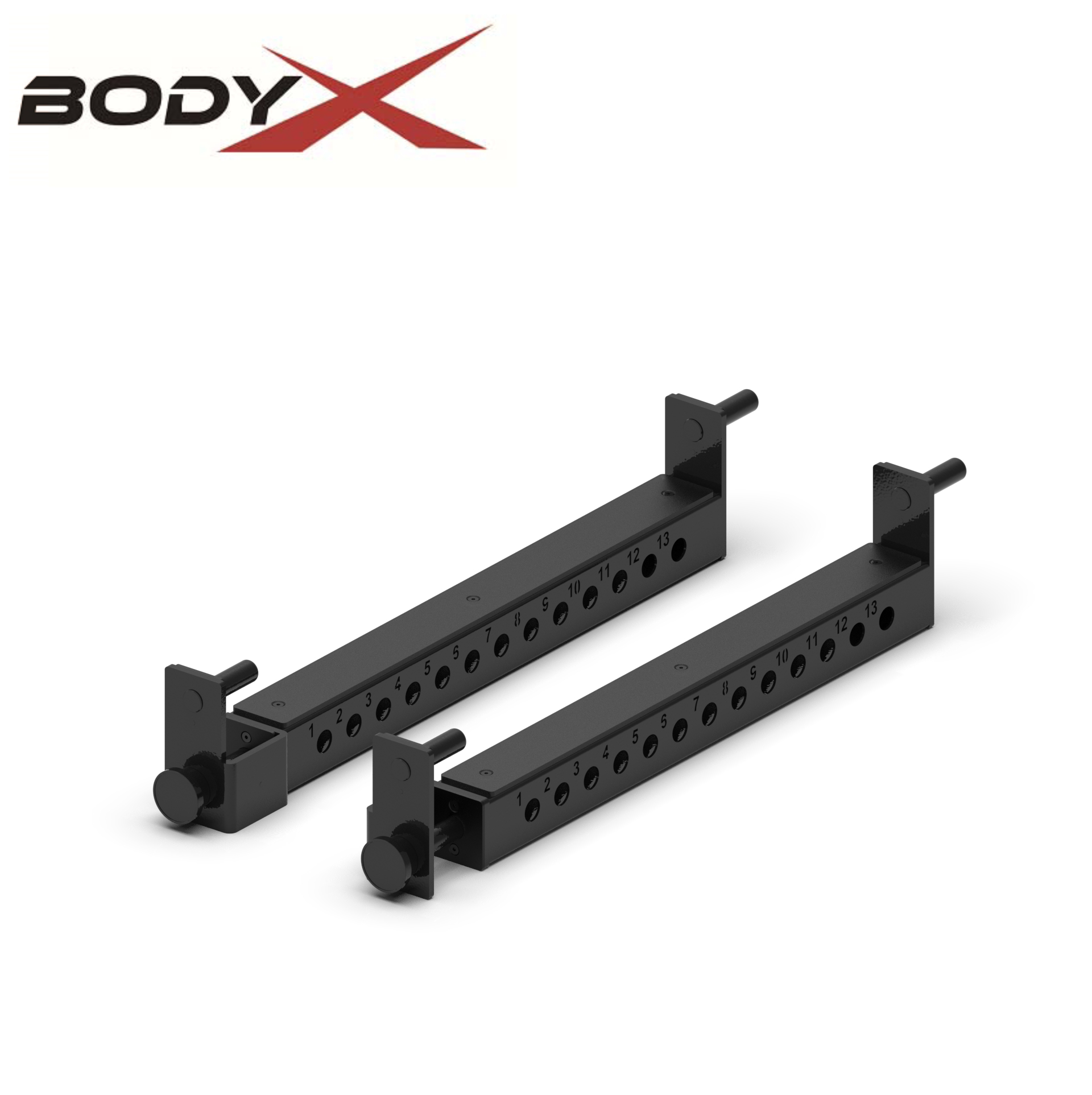 RF1000A-12A-30 Gym or Home Equipment Heavy Duty Barbell Safety Catches Power Rack Attachments for Squat, Bench Press and More