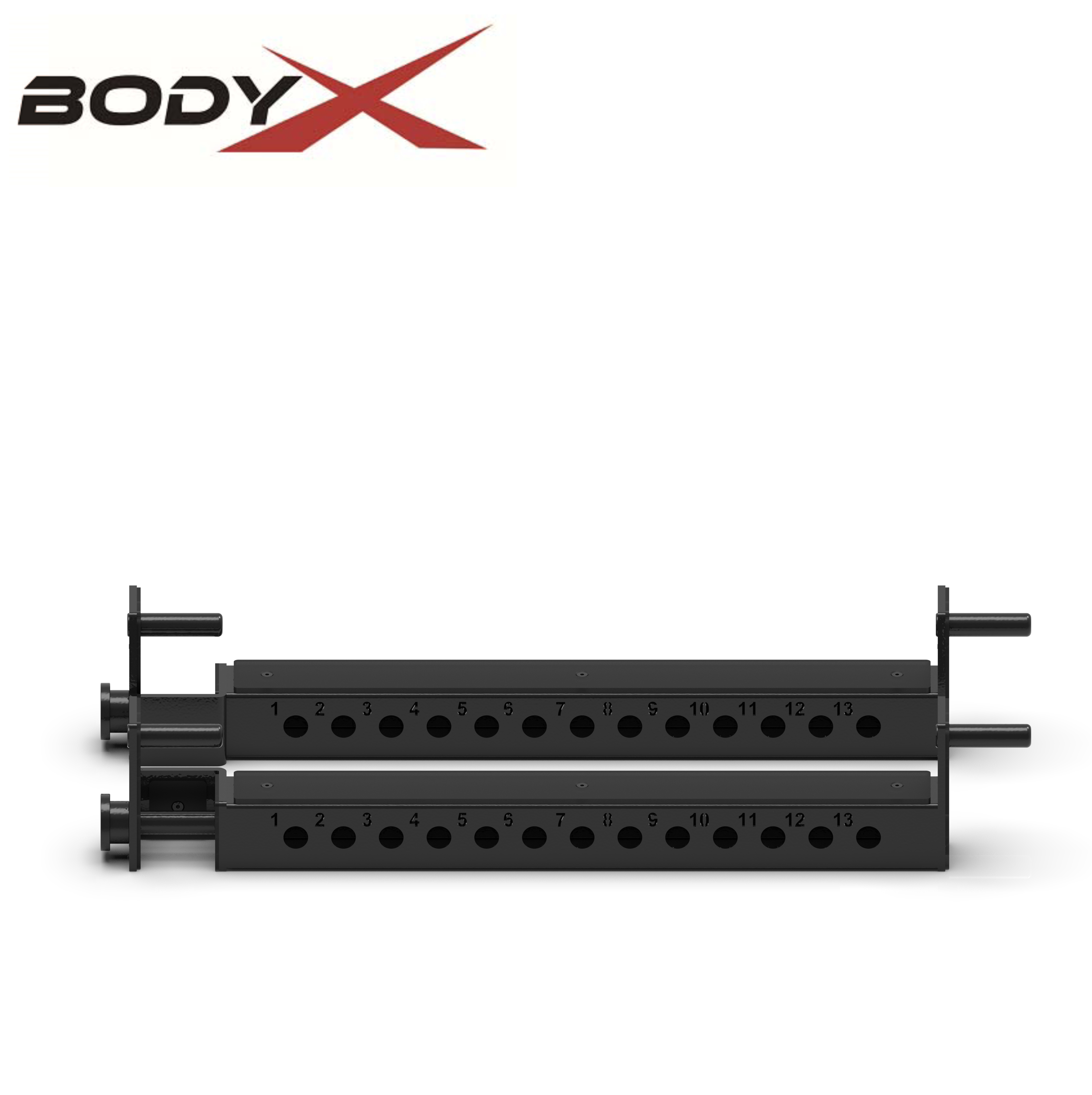 RF1000A-12A-30 Gym or Home Equipment Heavy Duty Barbell Safety Catches Power Rack Attachments for Squat, Bench Press and More