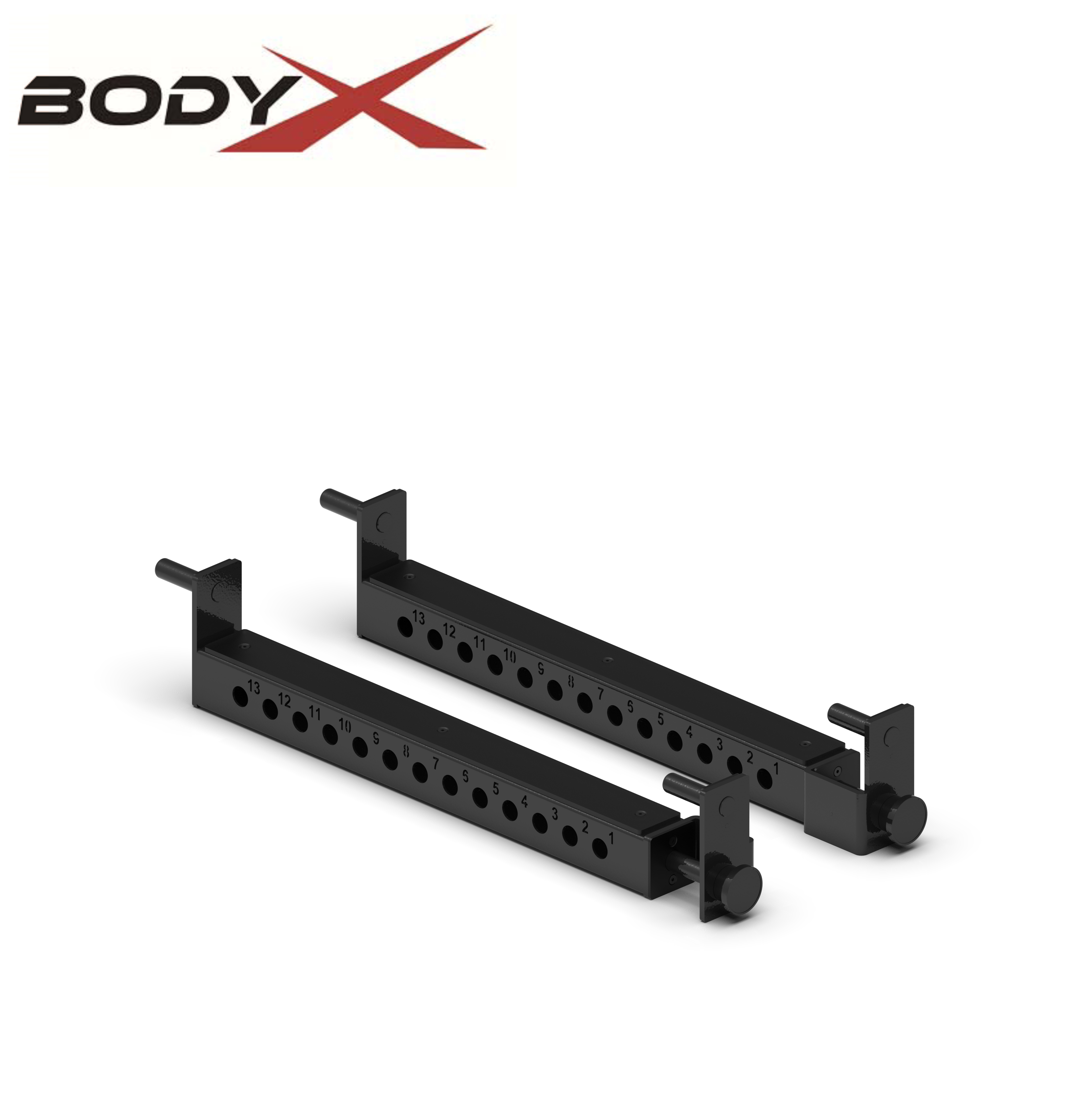 RF1000A-12A-30 Gym or Home Equipment Heavy Duty Barbell Safety Catches Power Rack Attachments for Squat, Bench Press and More