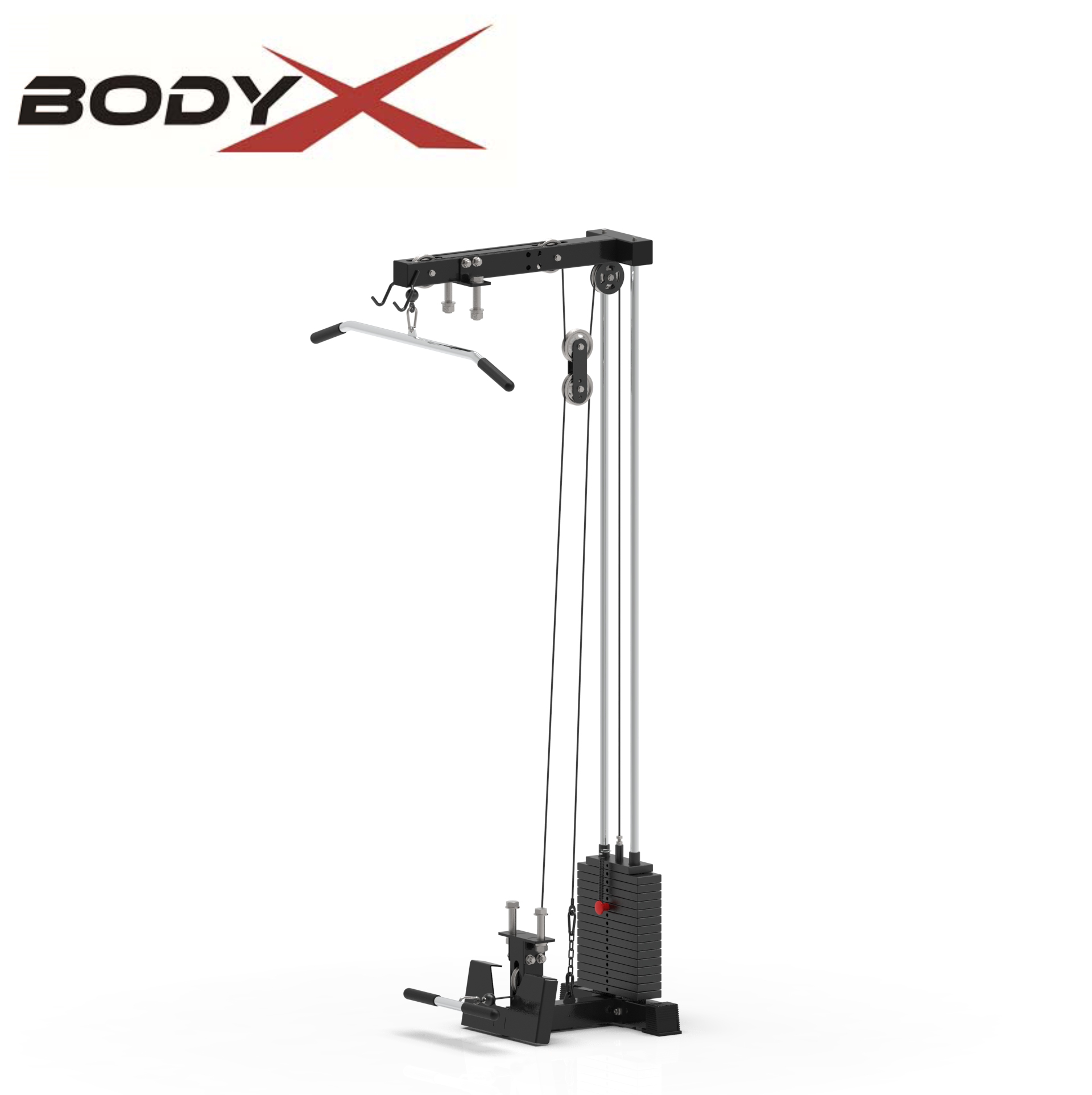 RF1000A-LAT-90A PLATE LOADED LAT PULL DOWN & LOW ROW for Half Rack