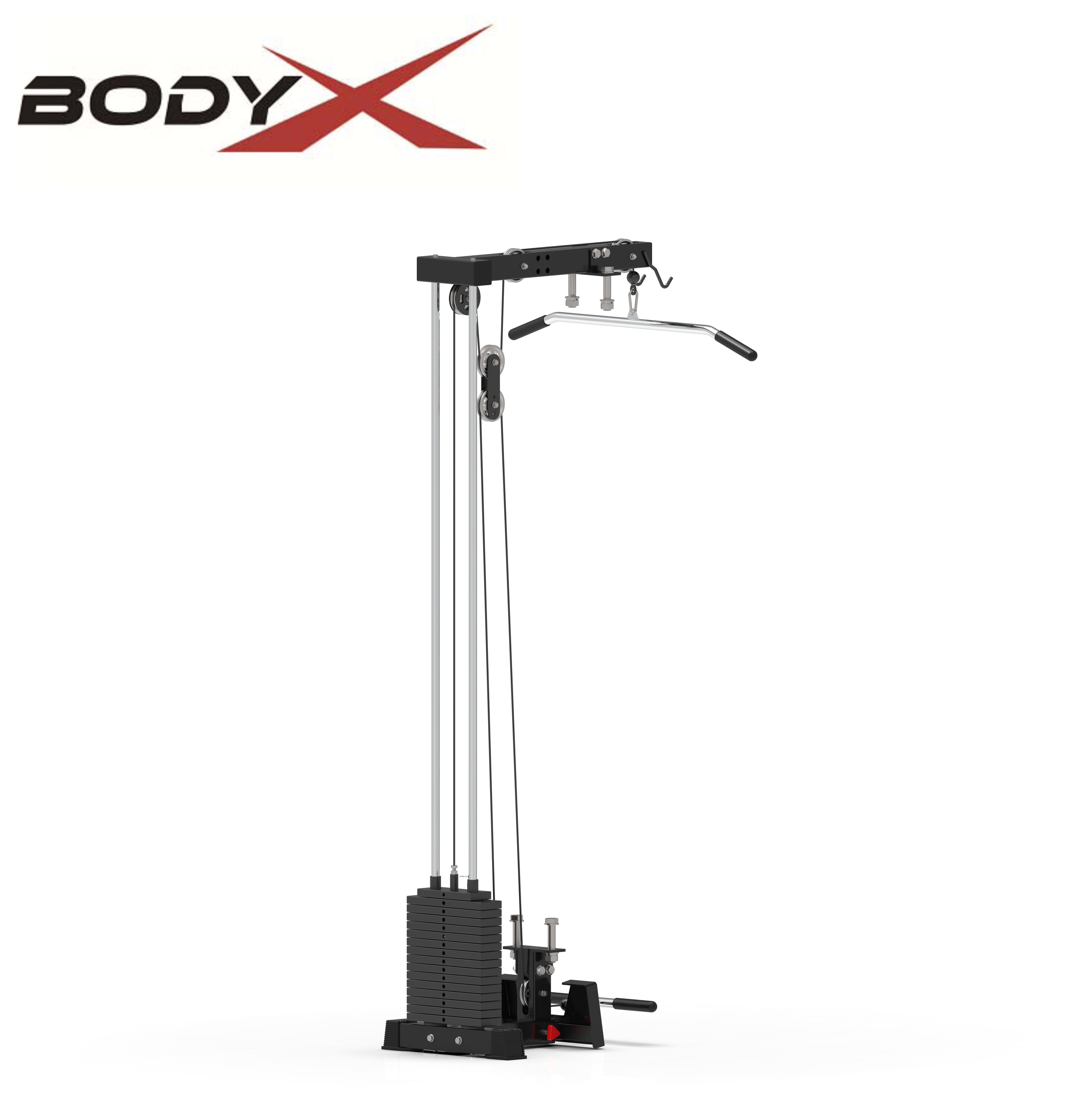 RF1000A-LAT-90A PLATE LOADED LAT PULL DOWN & LOW ROW for Half Rack