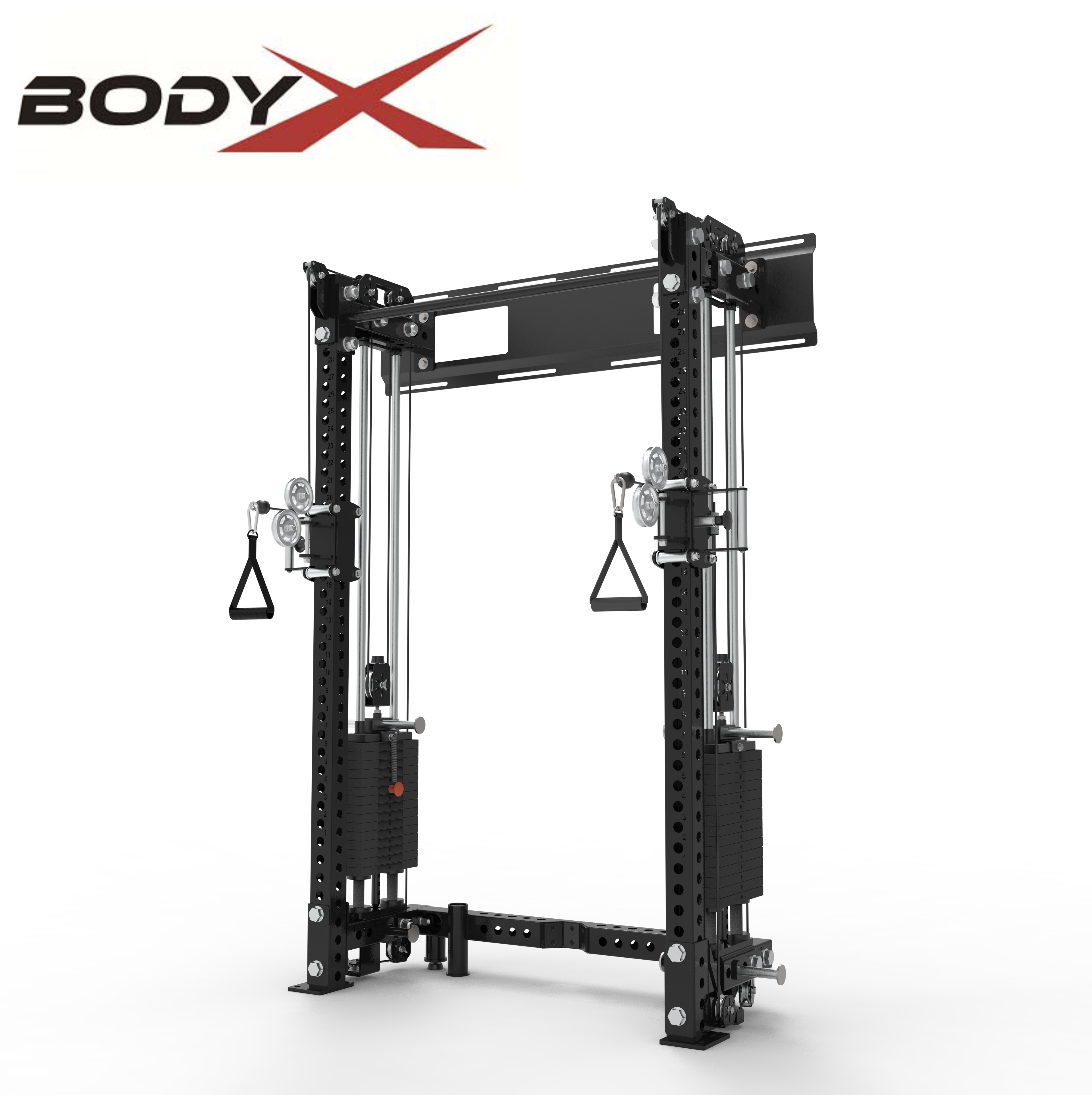 RF1000A-WS-80 Gym Equipment Multi Functional Fitness Equipment Power Squat Rack Wall Mount Smith Power Machine