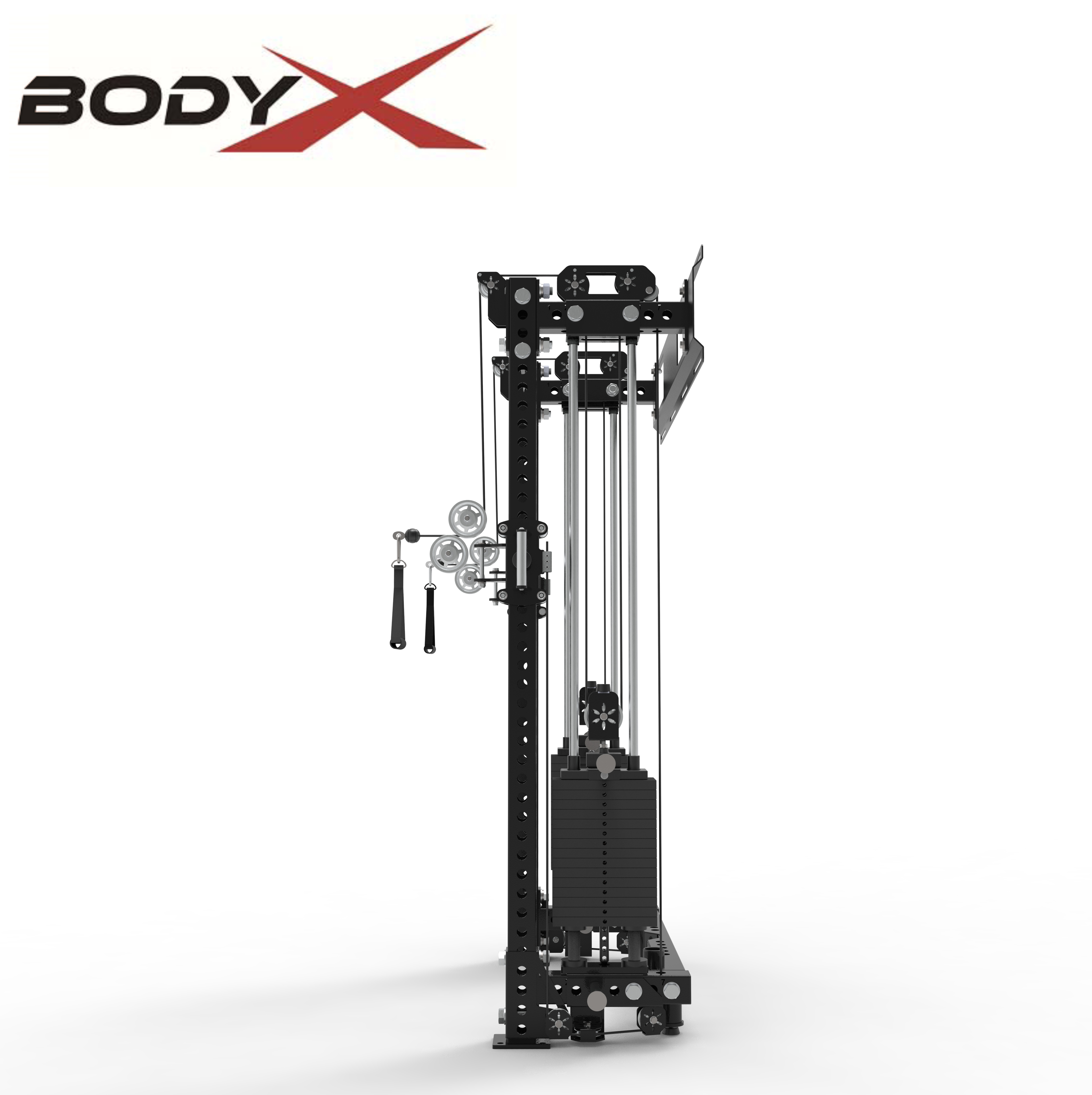 RF1000A-WS-80 Gym Equipment Multi Functional Fitness Equipment Power Squat Rack Wall Mount Smith Power Machine