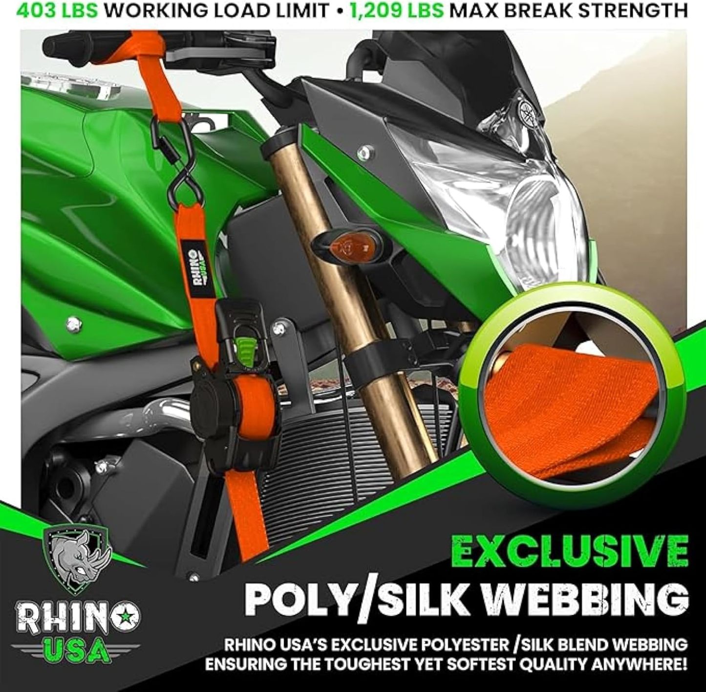 😱Limited Stock-Today Only $19.9🎁Retractable Ratchet Straps (2-Pack)