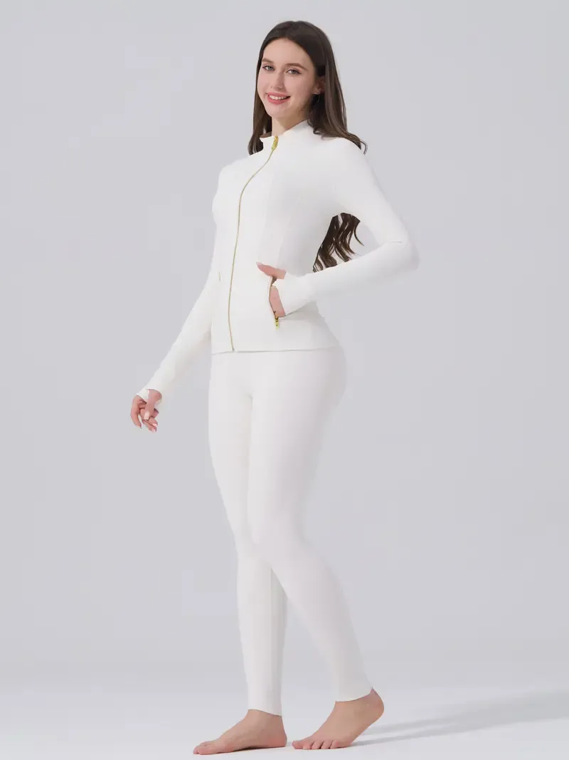 🔥 Clearance Sale – 50% OFF - Women's Soft Brushed Sporty Jacket & Leggings Set