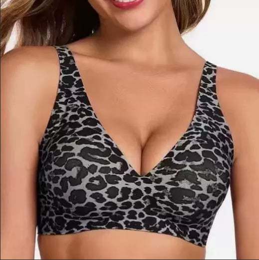 🎁🔥Womens Comfortable Wireless Bras Push Up Bralettes Seamless Tshirts Bras Deep V Everyday Bras