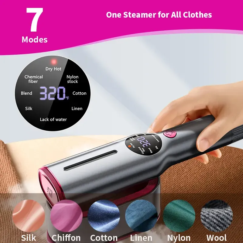 Wrinkles Gone in 5s! Your Portable Professional Garment Care Solution.