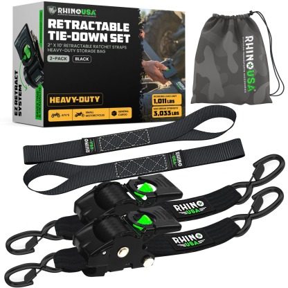 😱Limited Stock-Today Only $19.9🎁Retractable Ratchet Straps (2-Pack)