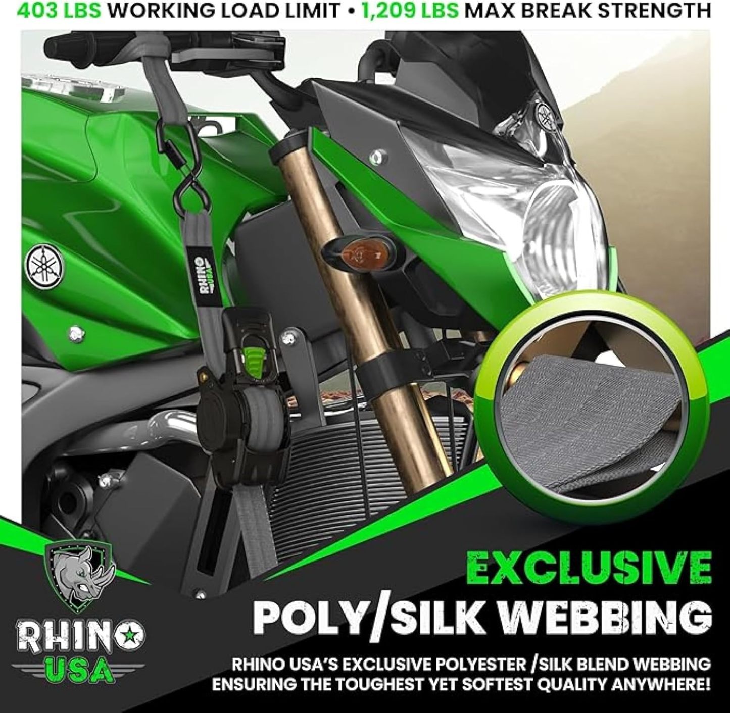 😱Limited Stock-Today Only $19.9🎁Retractable Ratchet Straps (2-Pack)