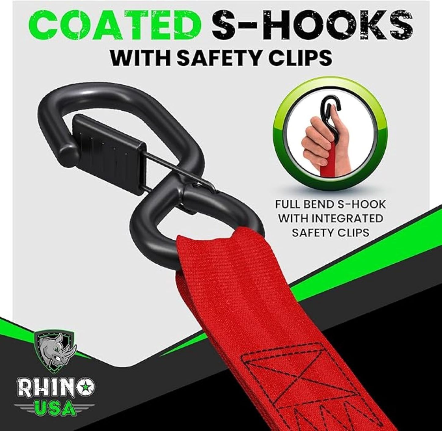 😱Limited Stock-Today Only $19.9🎁Retractable Ratchet Straps (2-Pack)