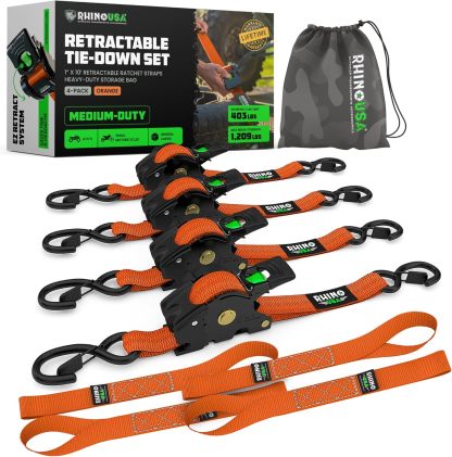 😱Limited Stock-Today Only $19.9🎁Retractable Ratchet Straps (2-Pack)