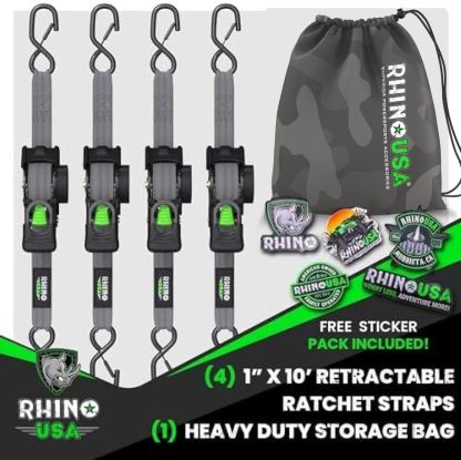 😱Limited Stock-Today Only $19.9🎁Retractable Ratchet Straps (2-Pack)