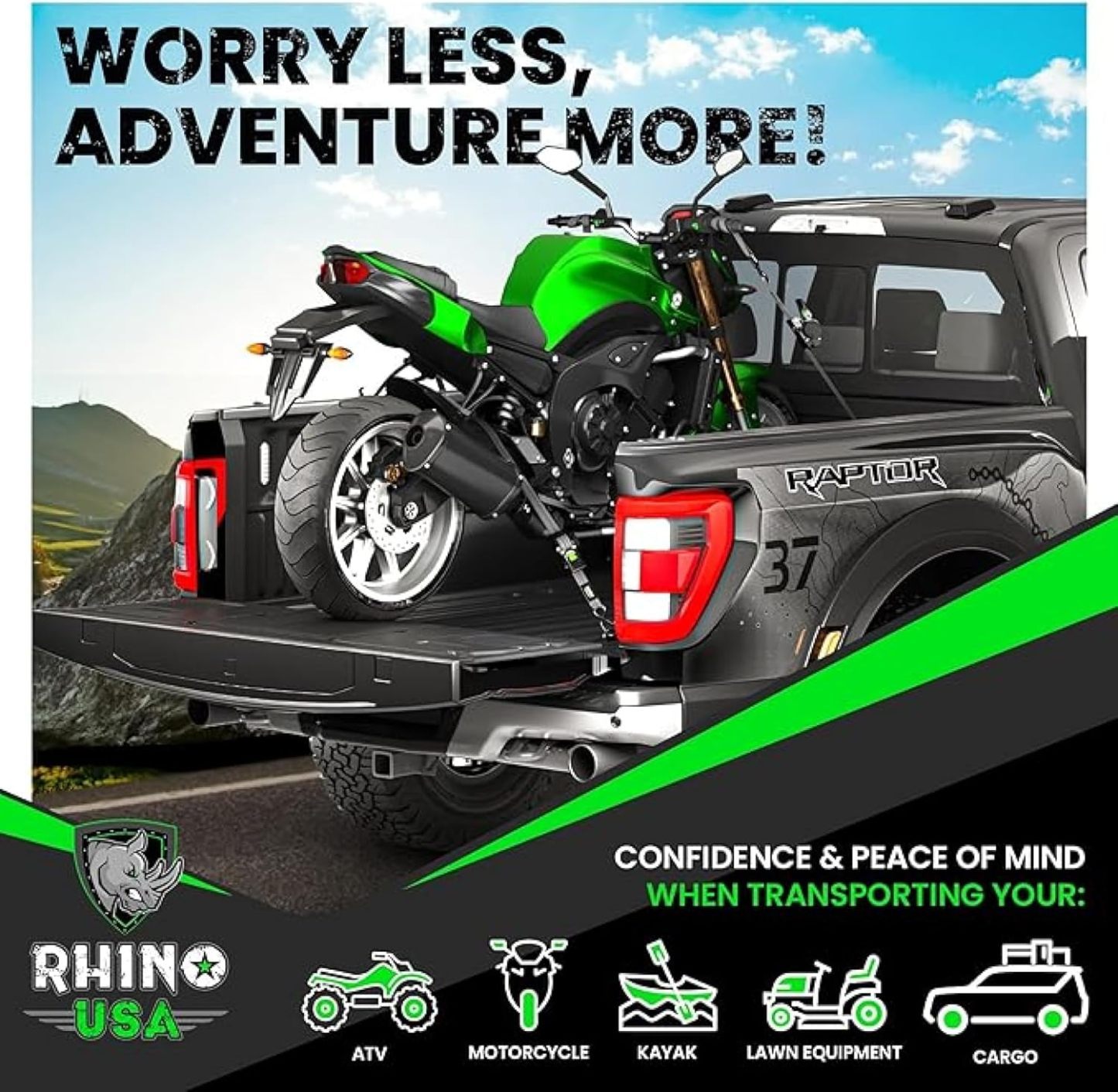 😱Limited Stock-Today Only $19.9🎁Retractable Ratchet Straps (2-Pack)