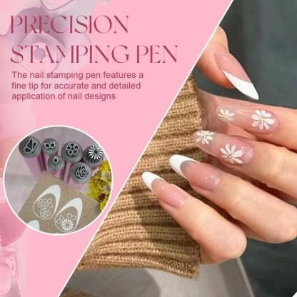 🔥LAST DAY 49% OFF - Nail Art Stamp Pen