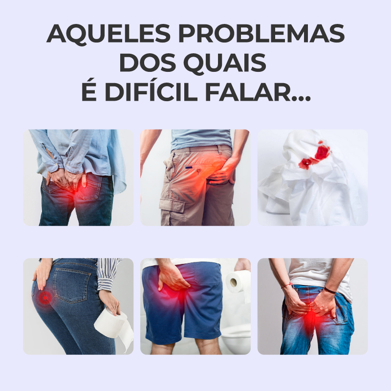 Gel calmante e refrescante para hemorroidas