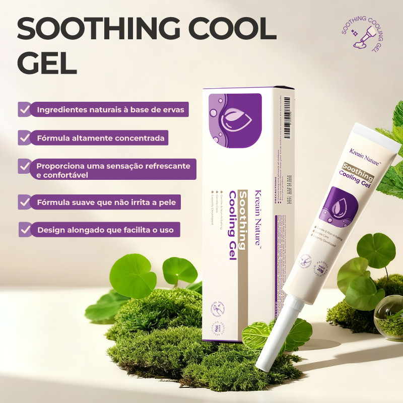 Gel calmante e refrescante para hemorroidas