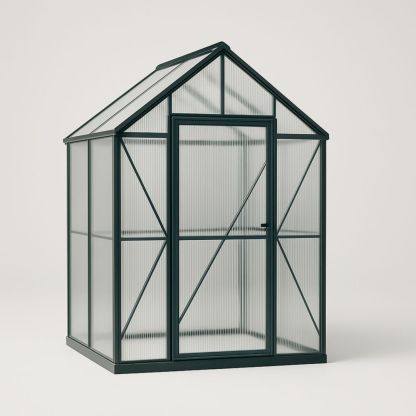 Serra in Alluminio e Policarbonato Fumé 183x124x209 cm