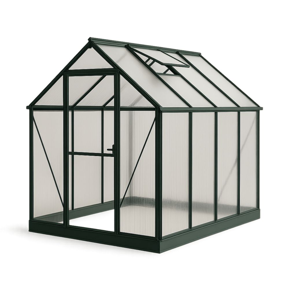 Serra in Alluminio e Policarbonato Verde 190x120x195 cm