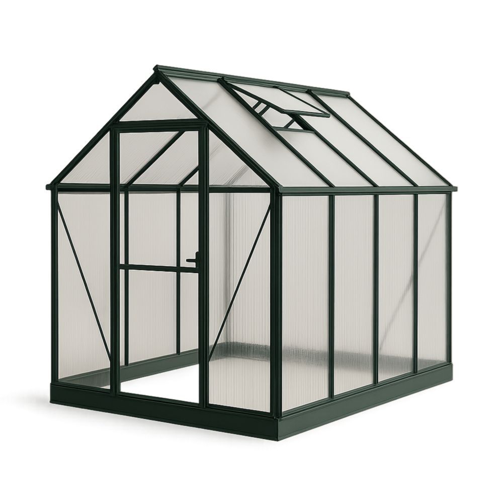 Serra in Alluminio e Policarbonato Verde 190x120x195 cm